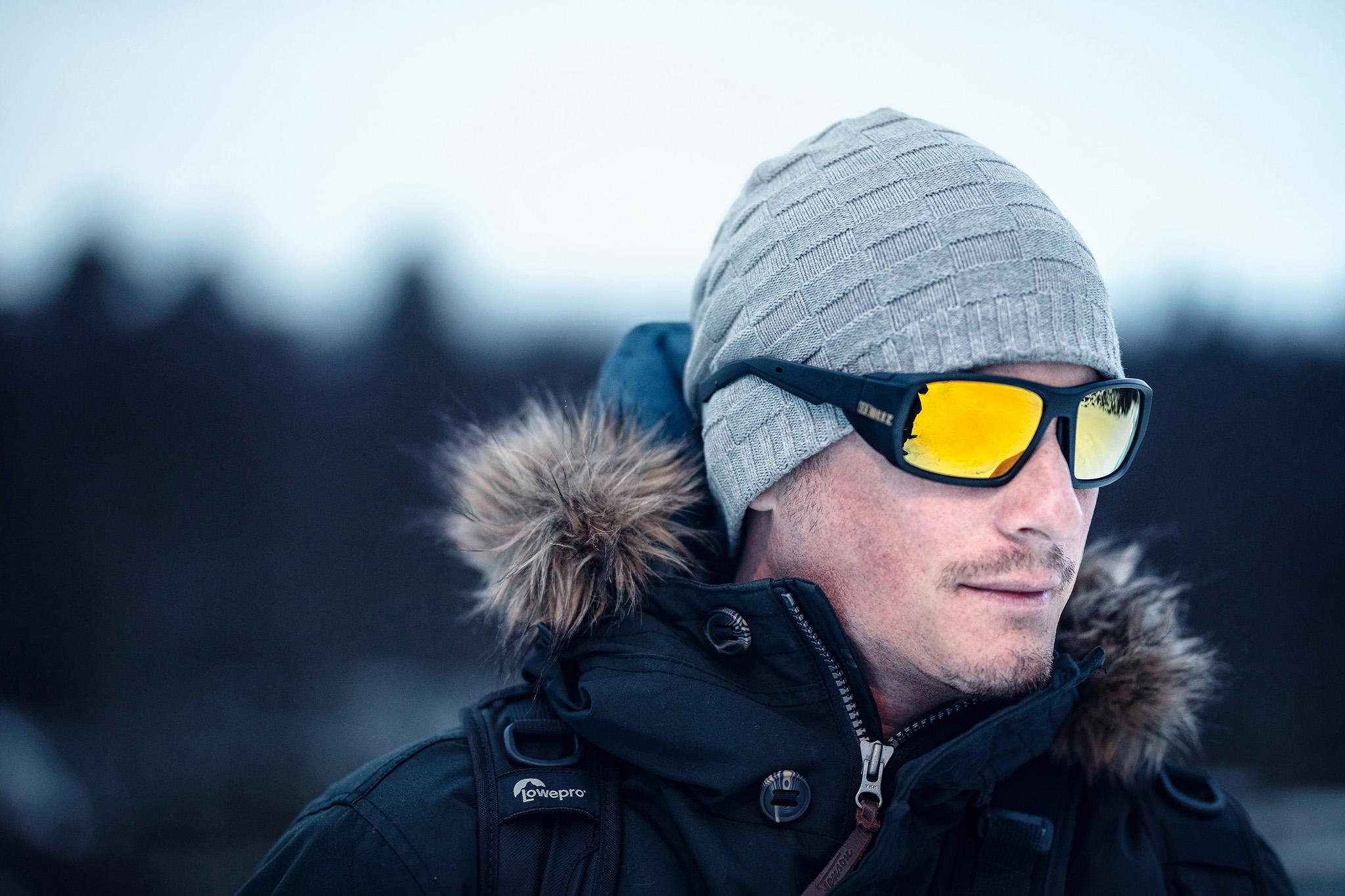 Product gallery image number 7 for product Peak Brown Polarized With Gold Mirror Lens Sunglasses - Unisex