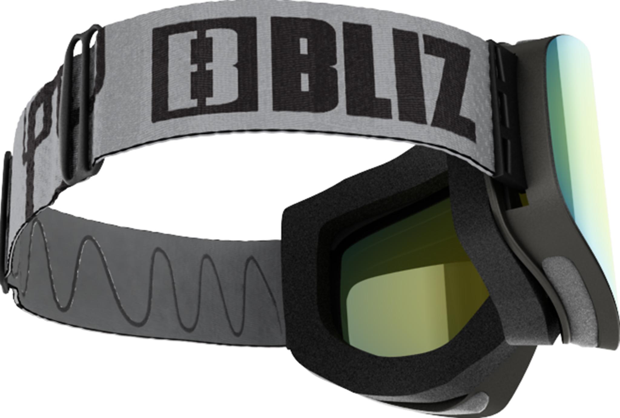 Product gallery image number 2 for product Flow Goggles - Grey - Brown with Red Multi Lens