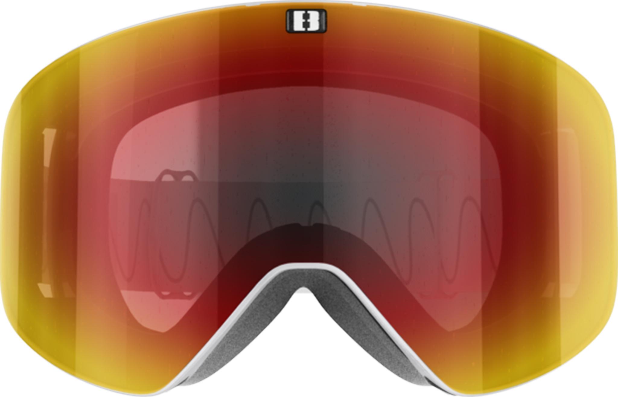 Product gallery image number 3 for product Flow Goggles - Grey - Brown with Red Multi Lens