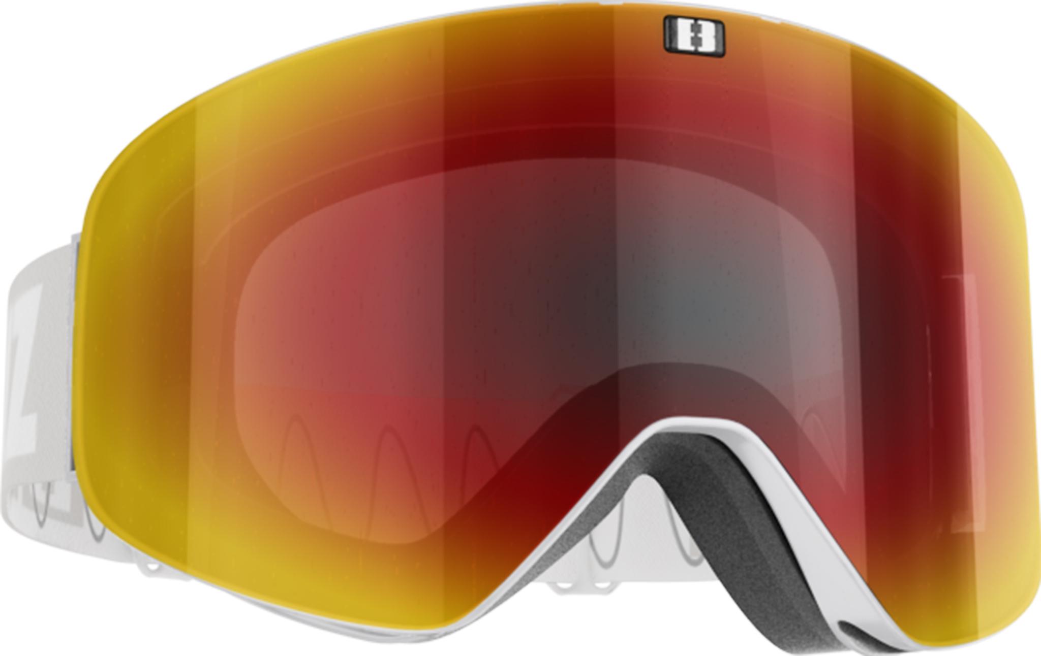 Product gallery image number 4 for product Flow Goggles - Grey - Brown with Red Multi Lens