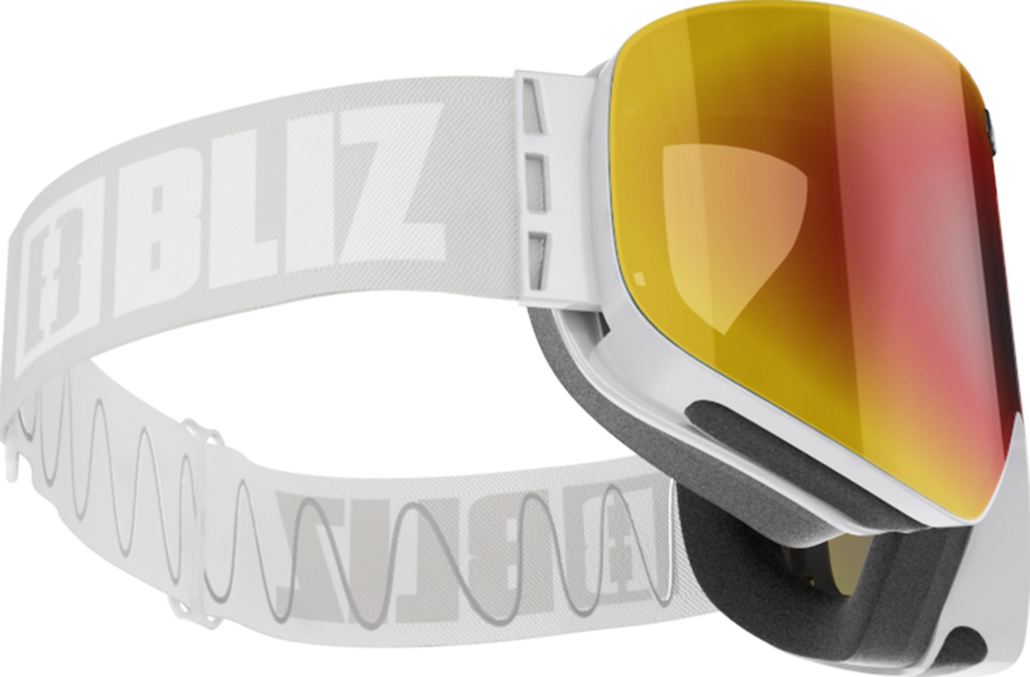 Product gallery image number 5 for product Flow Goggles - Grey - Brown with Red Multi Lens
