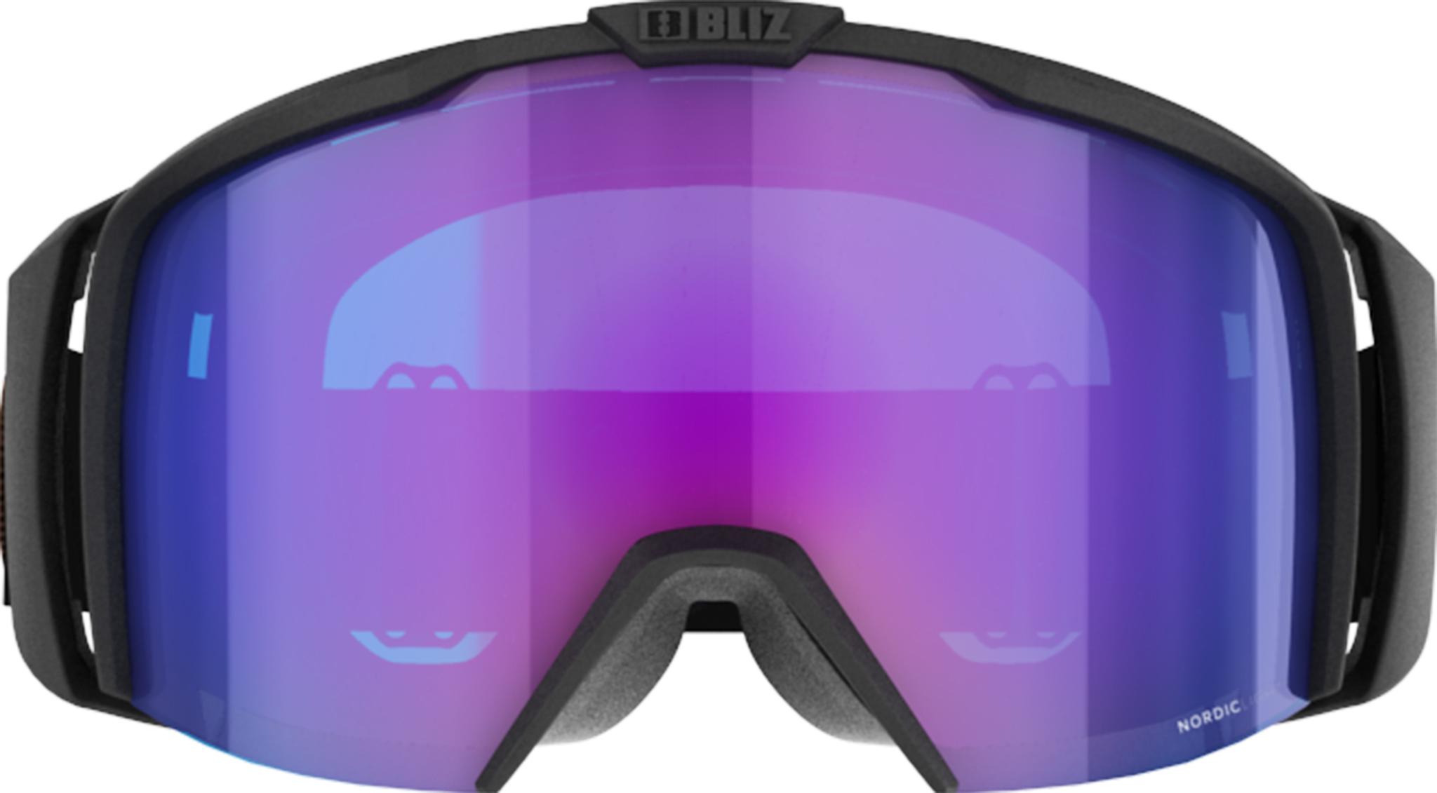 Product gallery image number 2 for product Nova Nano Optics Nordic Light Goggles - Black - Violet with Blue Multi Lens