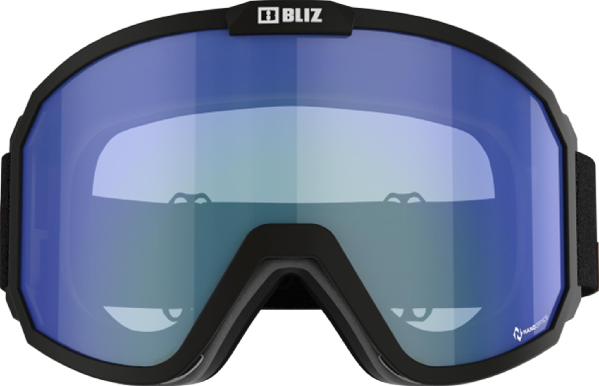 Product gallery image number 3 for product Rave Nano Optics Nordic Light Goggles - Black - Orange with Blue Multi Lens - Unisex