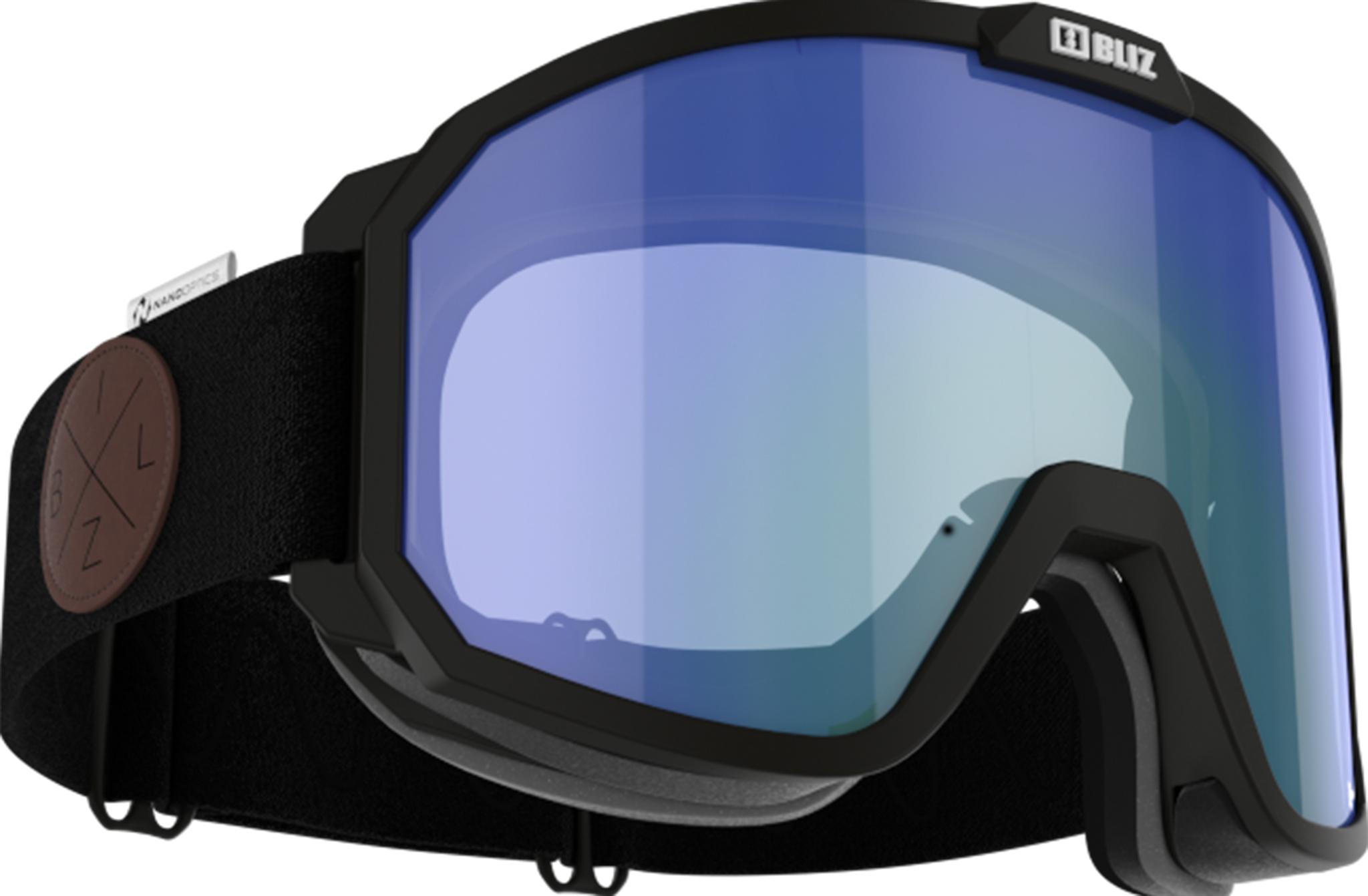 Product gallery image number 4 for product Rave Nano Optics Nordic Light Goggles - Black - Orange with Blue Multi Lens - Unisex