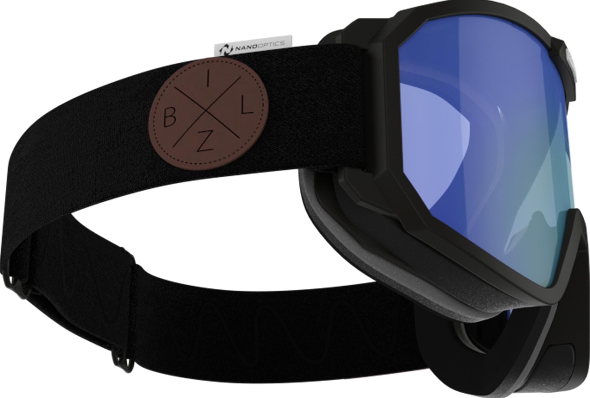 Product gallery image number 5 for product Rave Nano Optics Nordic Light Goggles - Black - Orange with Blue Multi Lens - Unisex