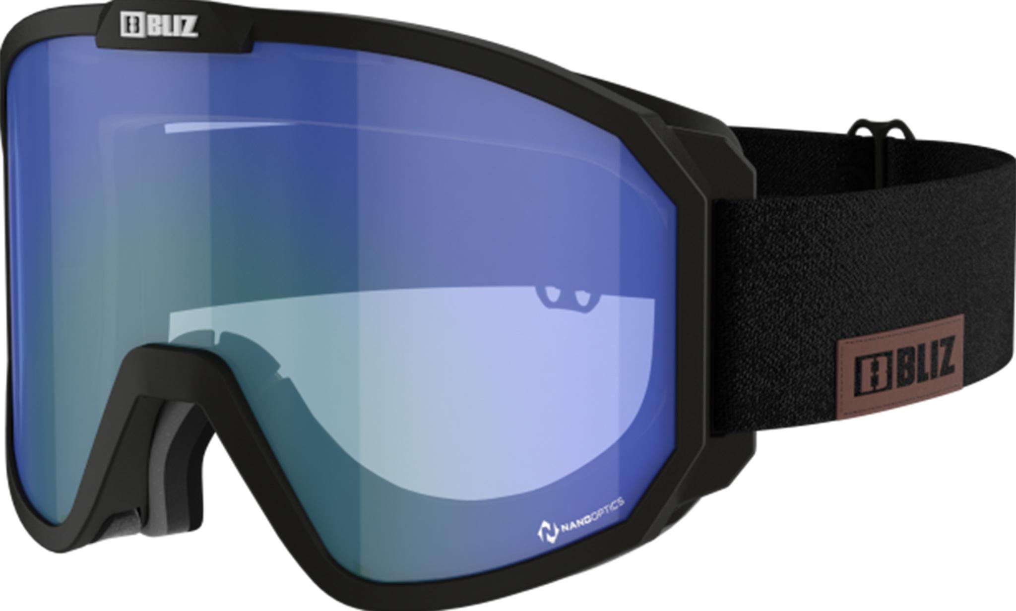 Product gallery image number 1 for product Rave Nano Optics Nordic Light Goggles - Black - Orange with Blue Multi Lens - Unisex