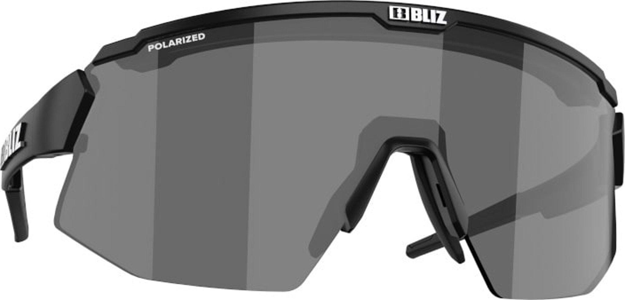 Product gallery image number 5 for product Breeze Polarized Sunglasses - Matt Black - Brown with Silver Mirror Polarized Lens 