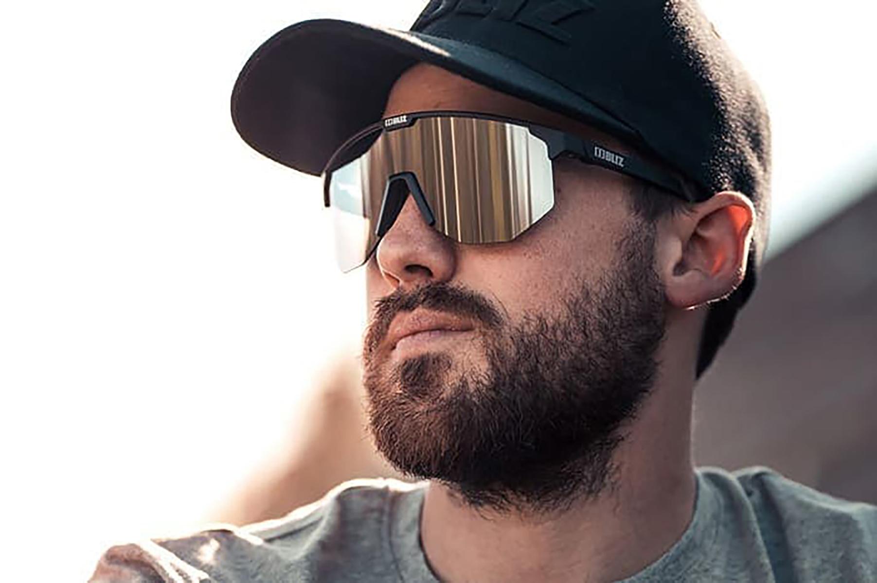 Product gallery image number 6 for product Hero Sunglasses - Matt Black - Smoke with Silver Mirror Lens