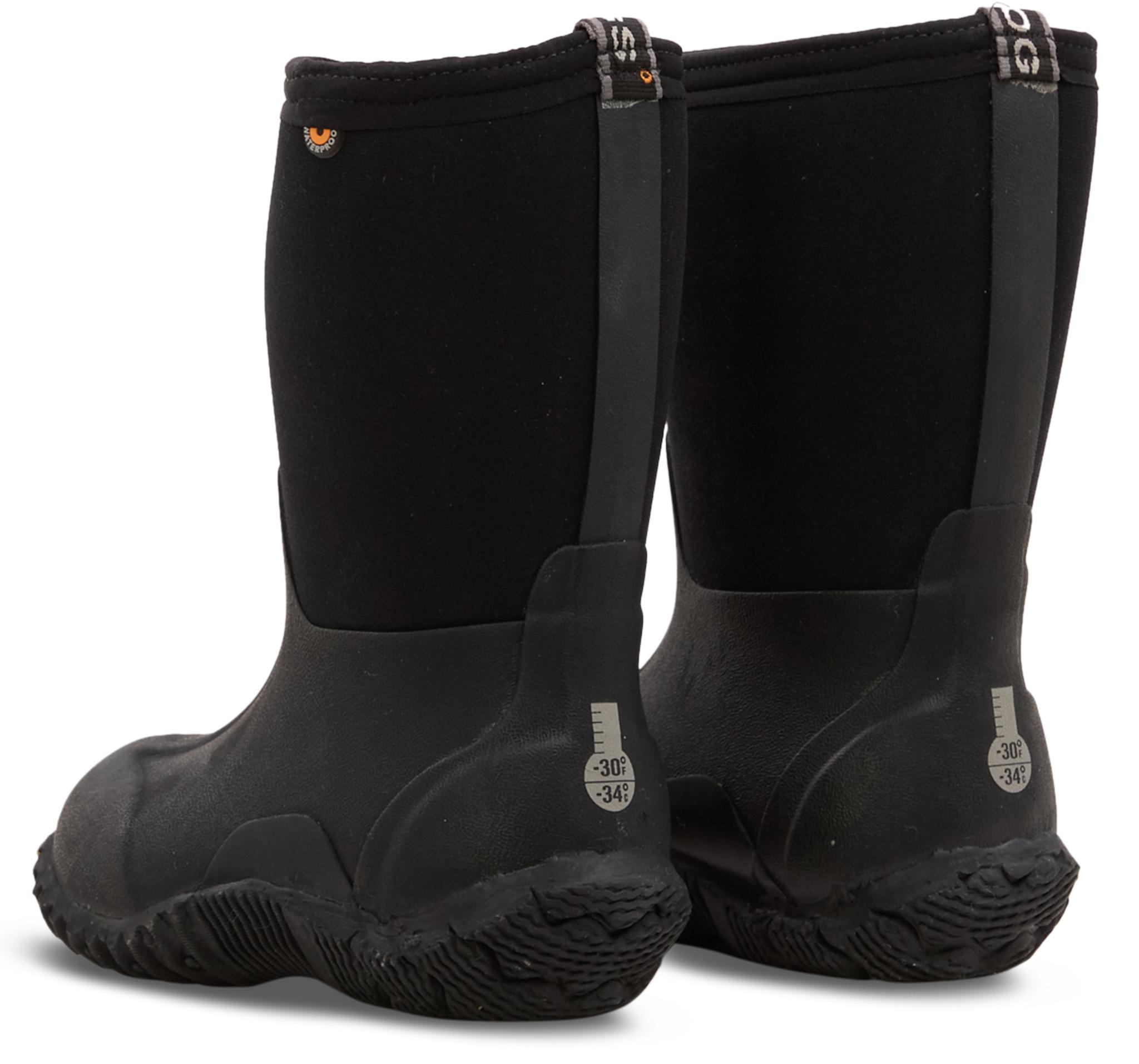Product gallery image number 7 for product Classic Solid No Handles Insulated Rain Boots - Kids