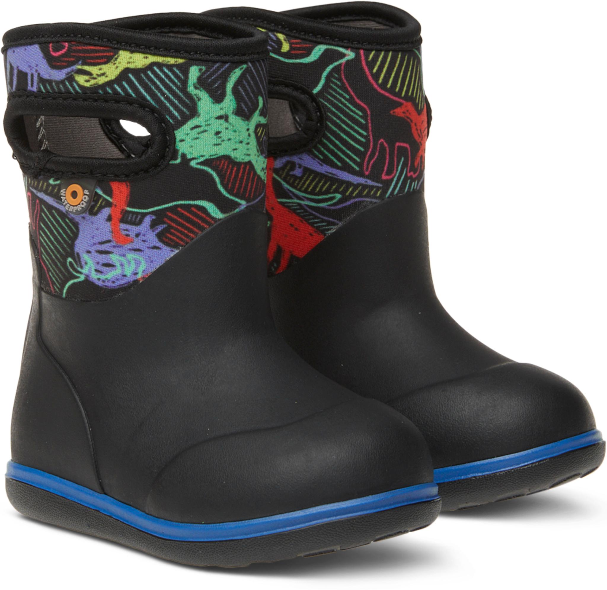 Product gallery image number 4 for product Infant Classic Neon Dino Rain Boots - Infant