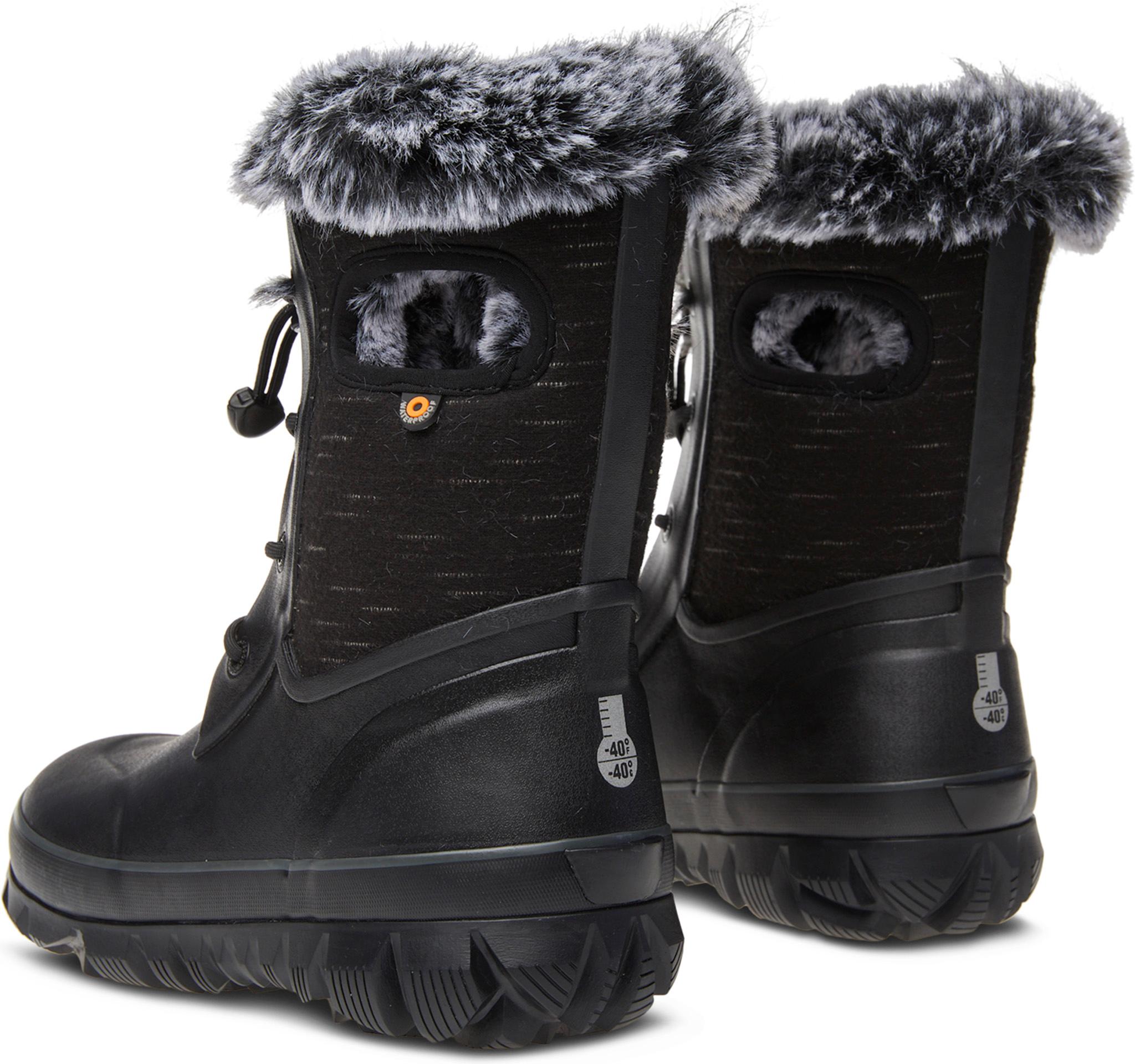 Product gallery image number 5 for product Arcata II Cozy Plaid Winter Boots - Kids