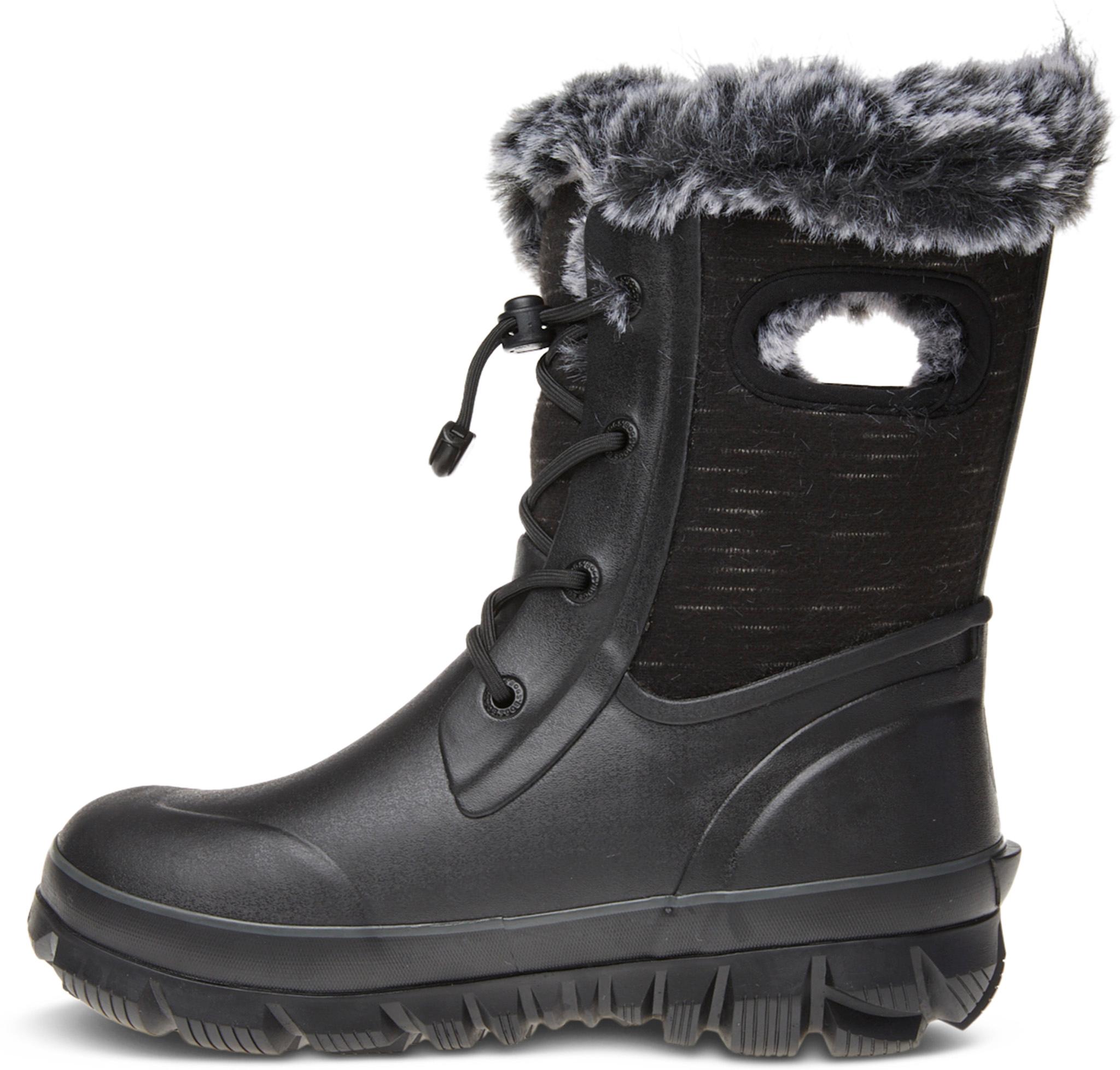 Product gallery image number 4 for product Arcata II Cozy Plaid Winter Boots - Kids