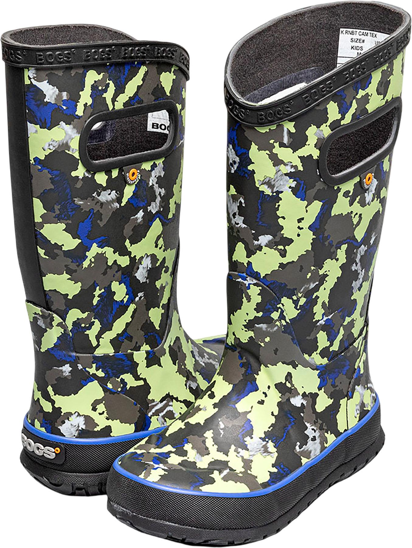 Product gallery image number 3 for product Camo Texture Rain Boots - Kids