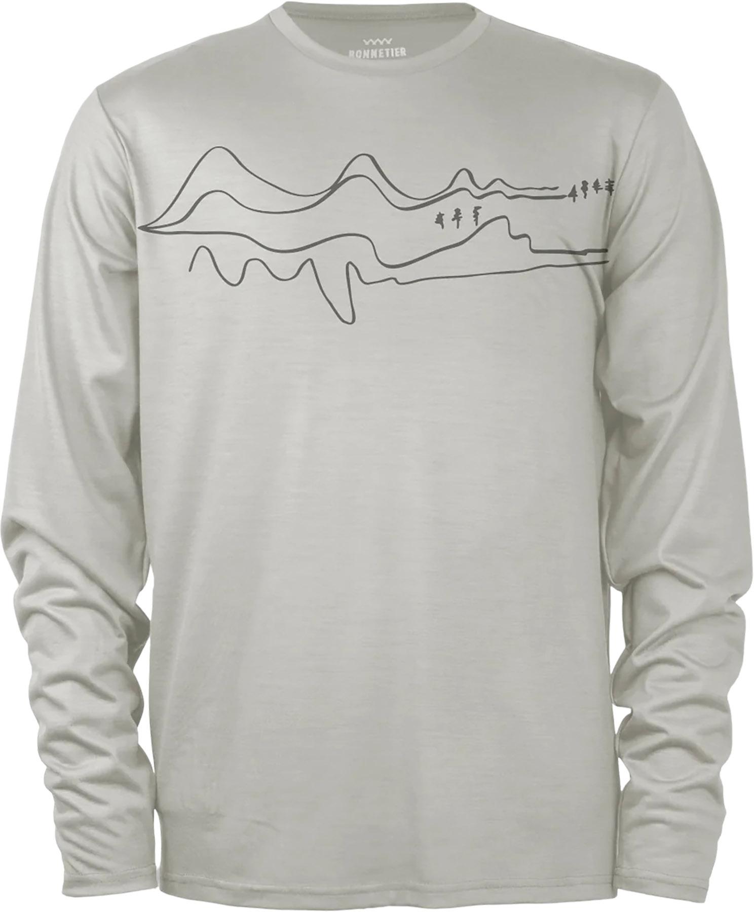 Image de produit pour T-Shirt à manches longues laine mérinos Batiscan Techcrew - Homme