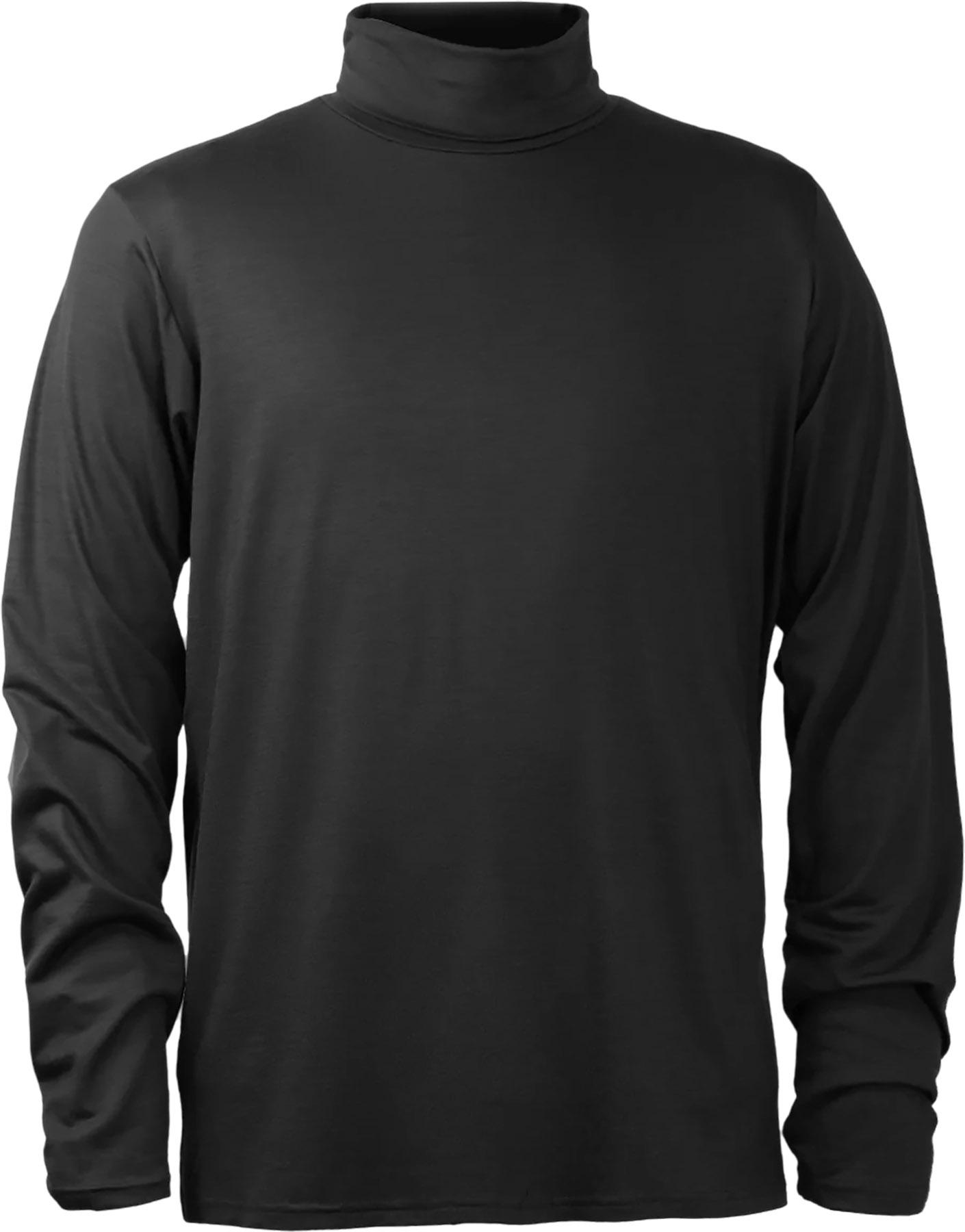 Image de produit pour T-shirt à col roulé en laine mérinos Stretchwool Chaudiere- Homme