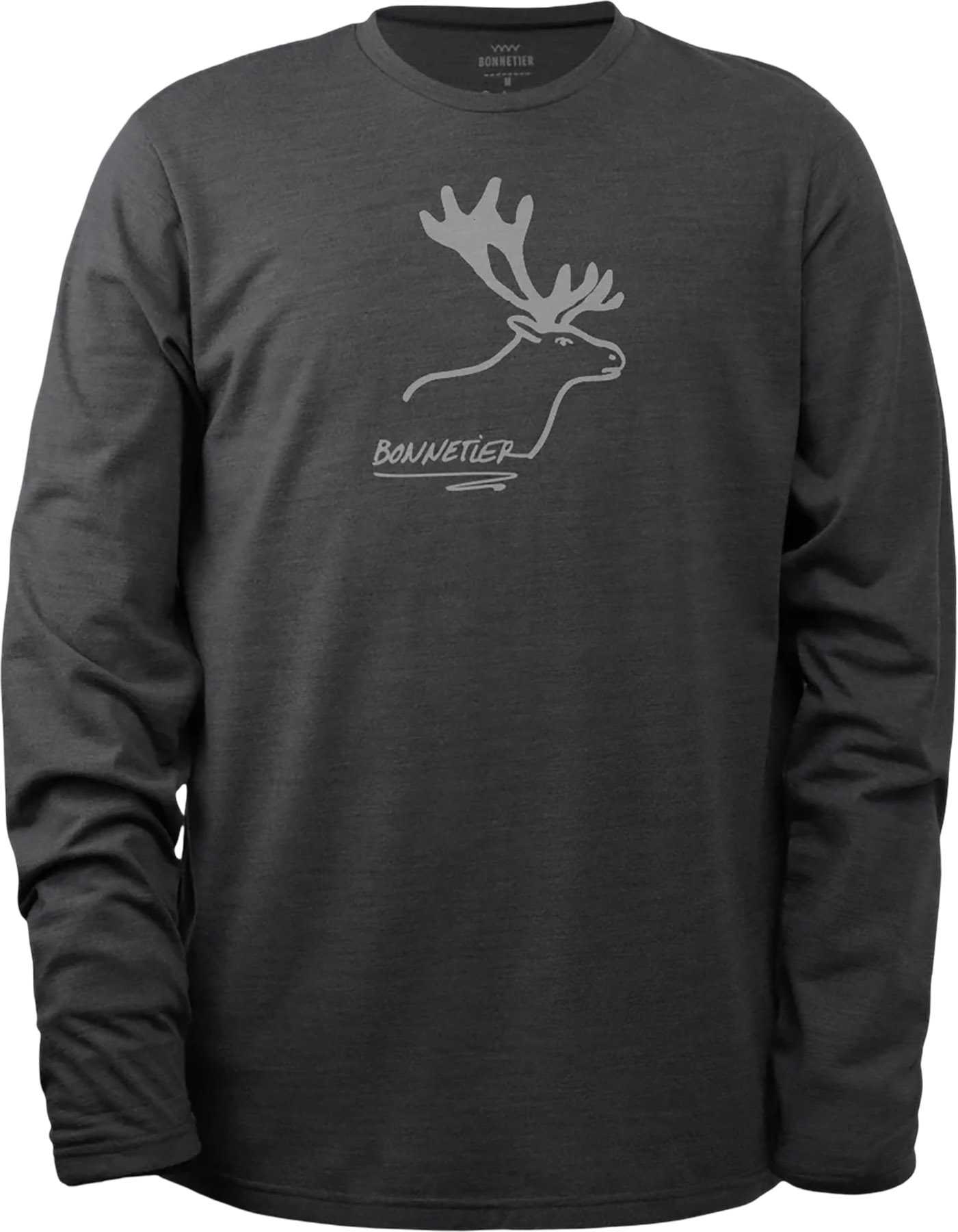 Heather Black Printed