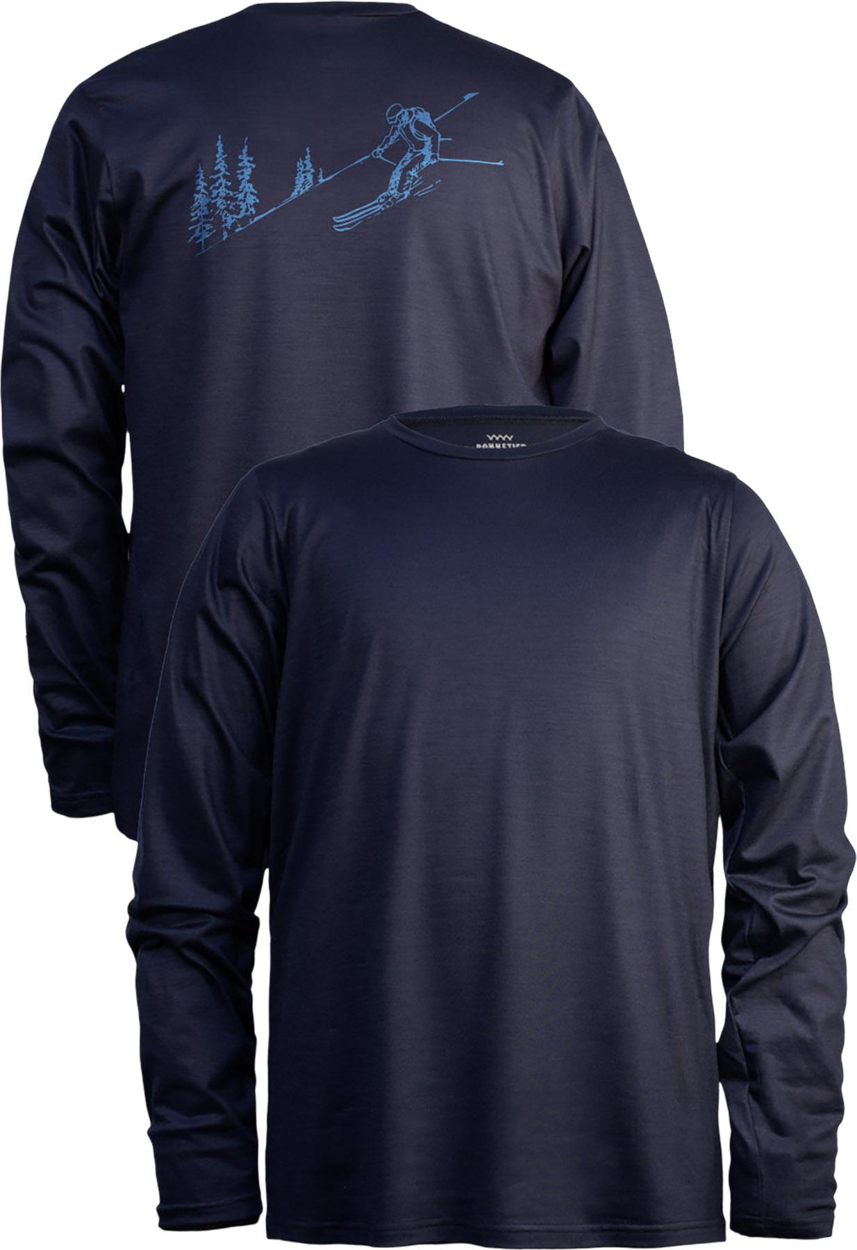 Image de produit pour T-shirt à manches longues en laine mérinos Stretchwool Peribonka - Homme