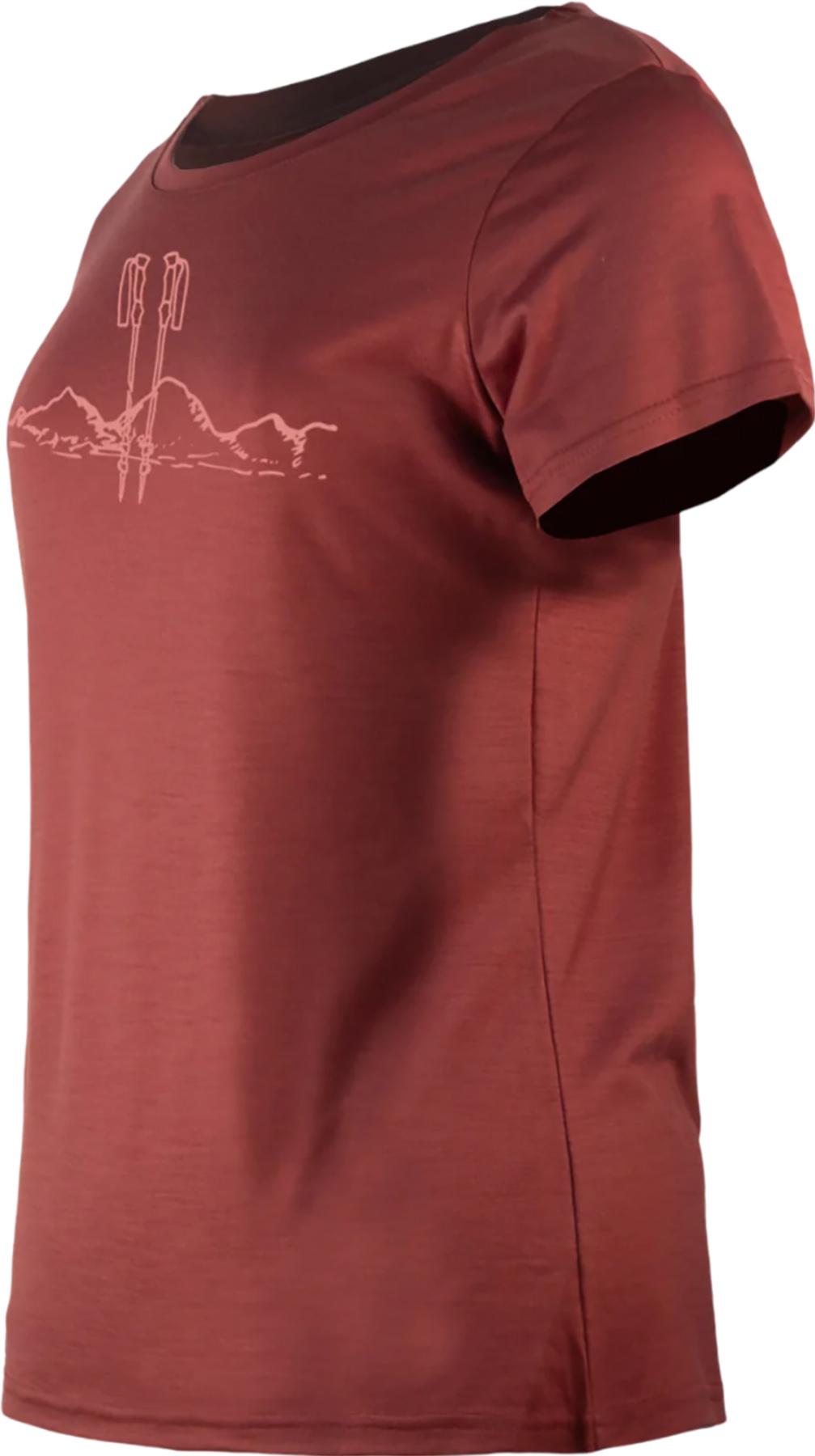 Numéro de l'image de la galerie de produits 2 pour le produit T-shirt ultraléger en mérinos Carmine - Femme