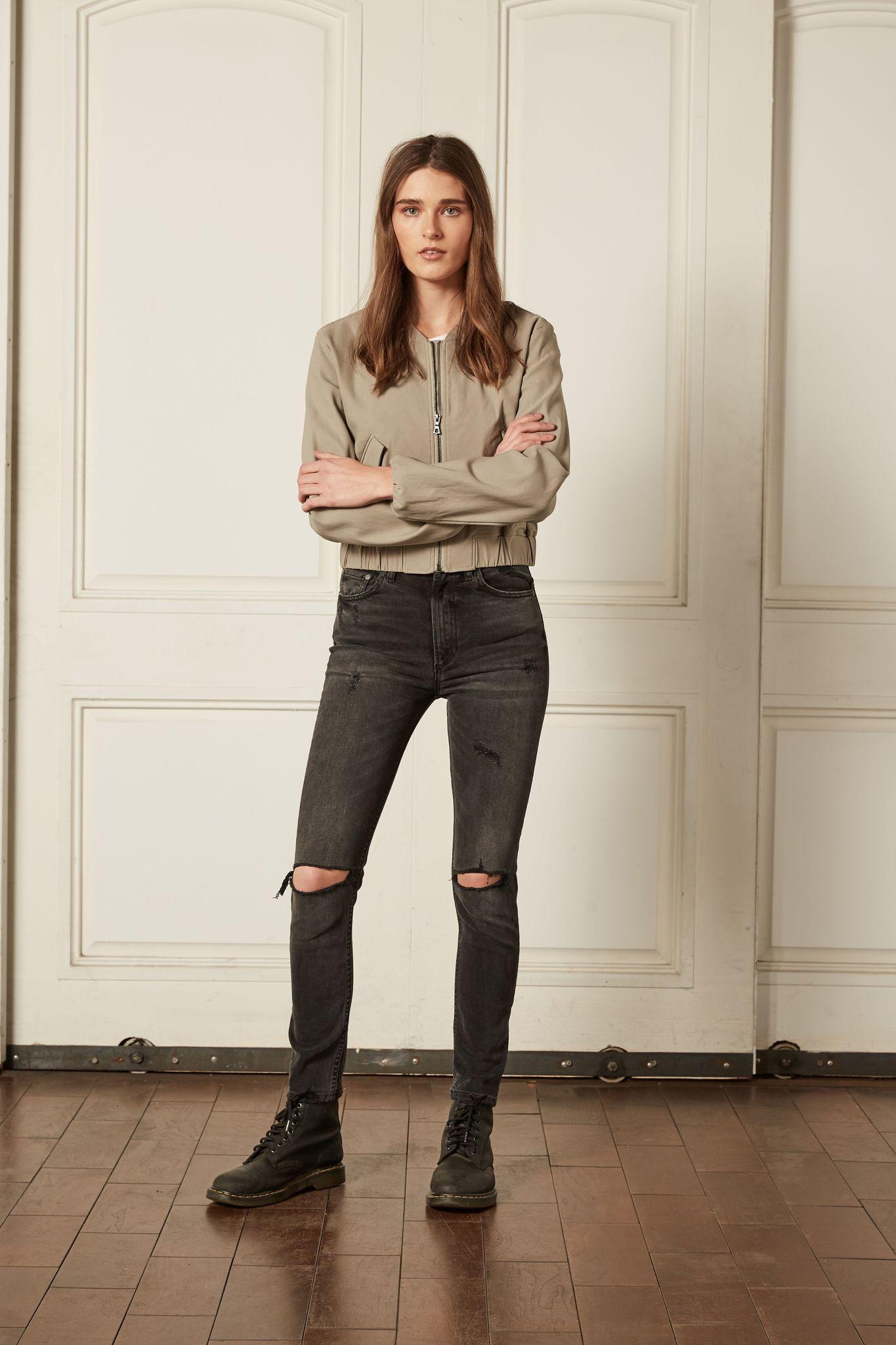 Product gallery image number 1 for product The Zachary High-Rise Skinny Jeans - Women's
