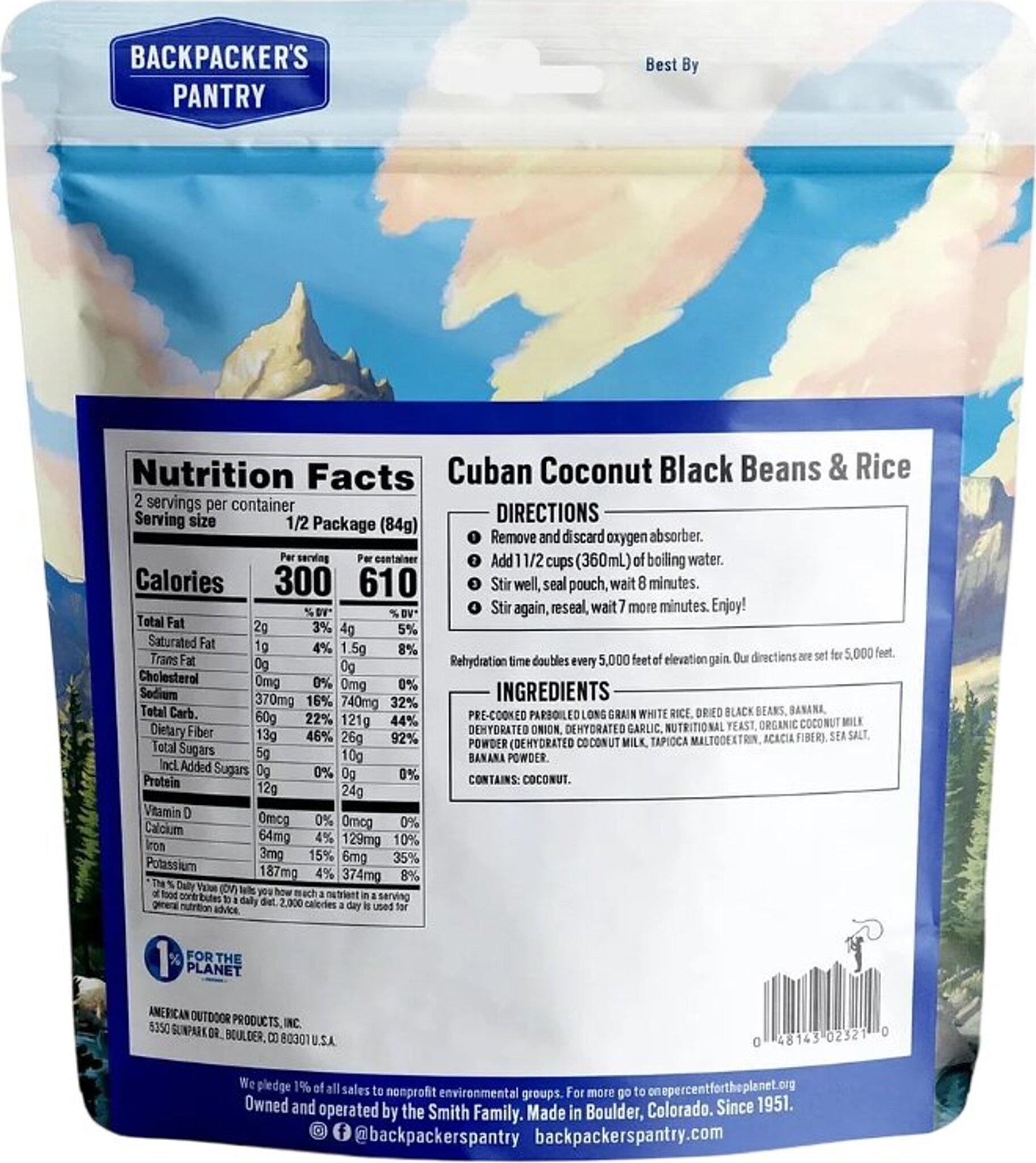 Product gallery image number 2 for product Cuban Coconut Rice and Black Beans 