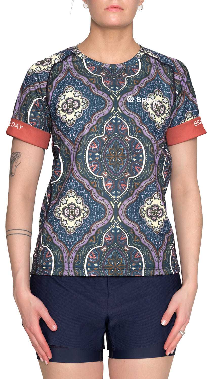 Image de produit pour T-shirt en mélange mérinos - Femme