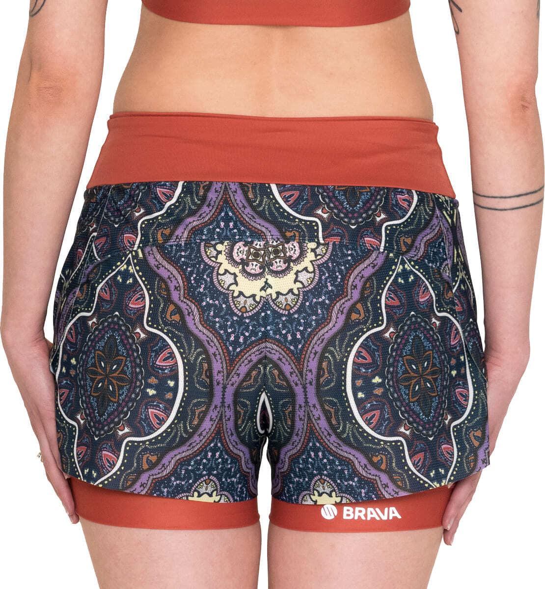 Product gallery image number 2 for product 2-in 1 Mesh Split Run Shorts - Women's