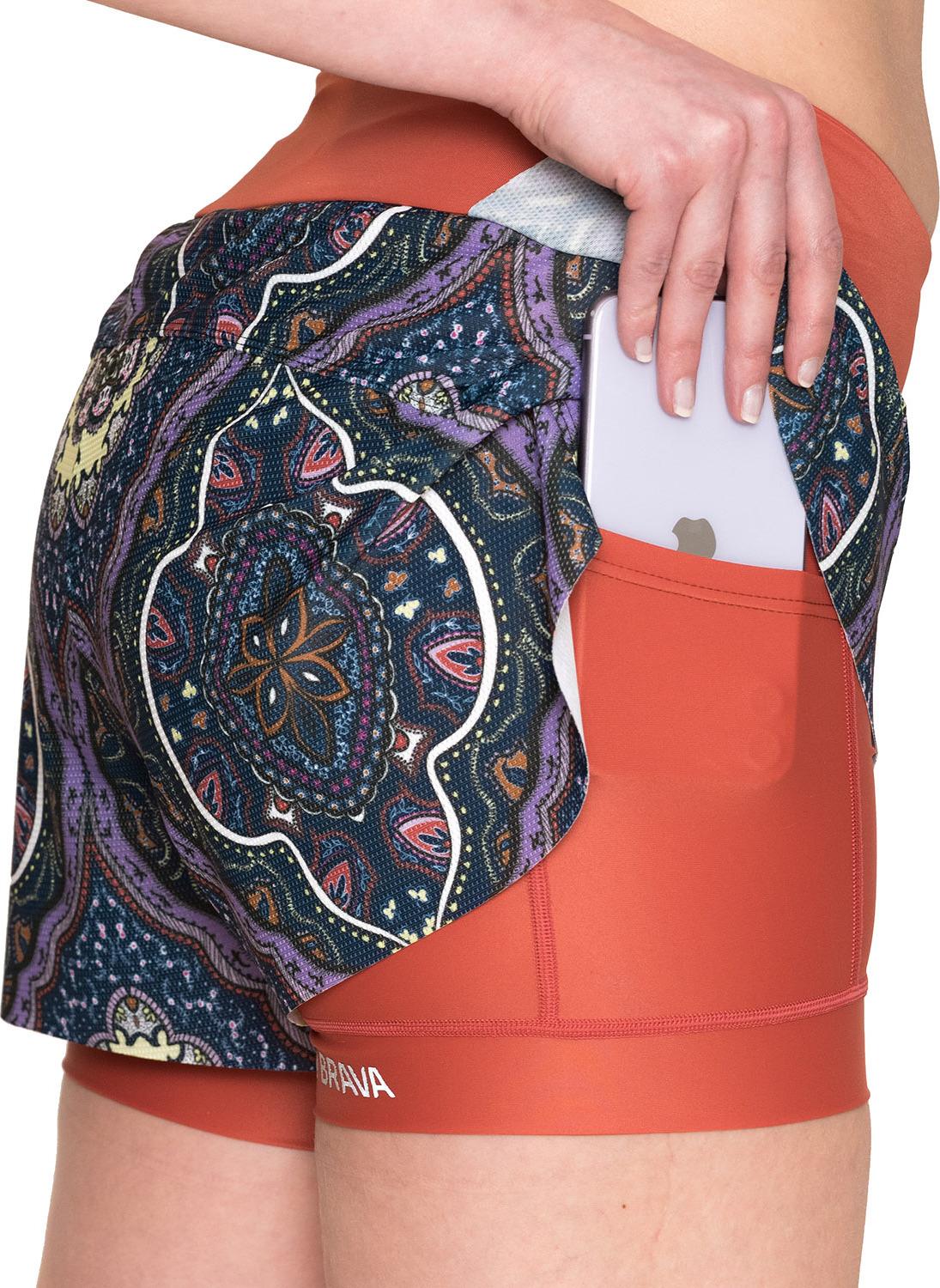 Product gallery image number 3 for product 2-in 1 Mesh Split Run Shorts - Women's