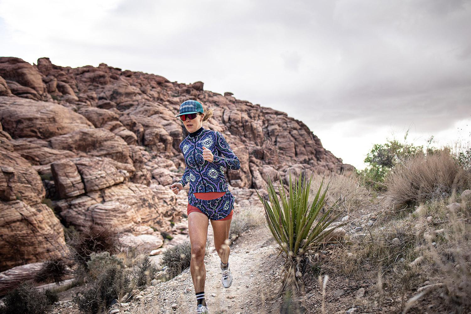 Product gallery image number 5 for product 2-in 1 Mesh Split Run Shorts - Women's