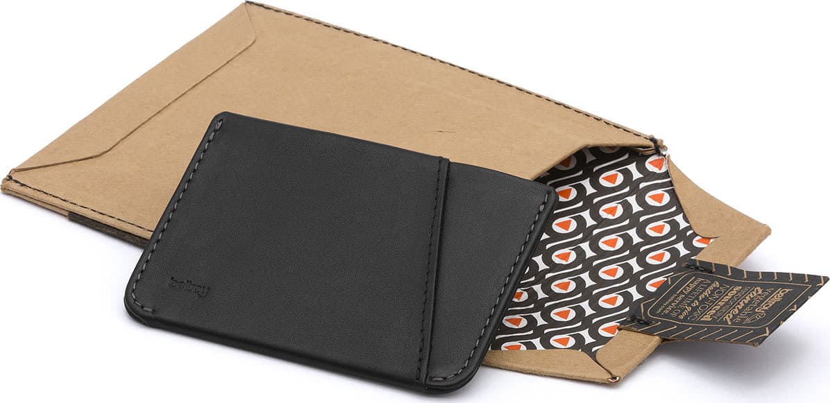 Product gallery image number 8 for product Micro Sleeve Leather Card Holder - Men's