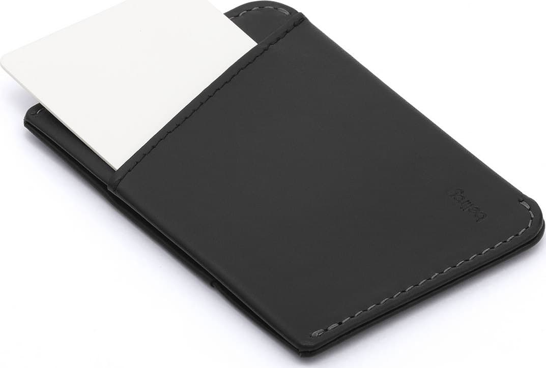 Product gallery image number 5 for product Micro Sleeve Leather Card Holder - Men's