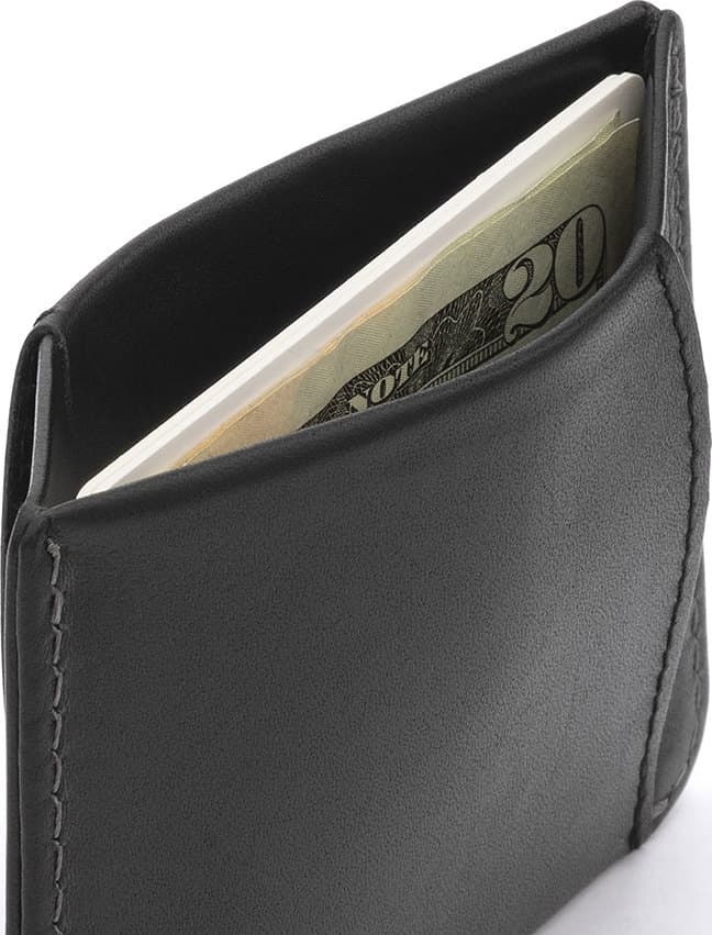 Product gallery image number 4 for product Micro Sleeve Leather Card Holder - Men's