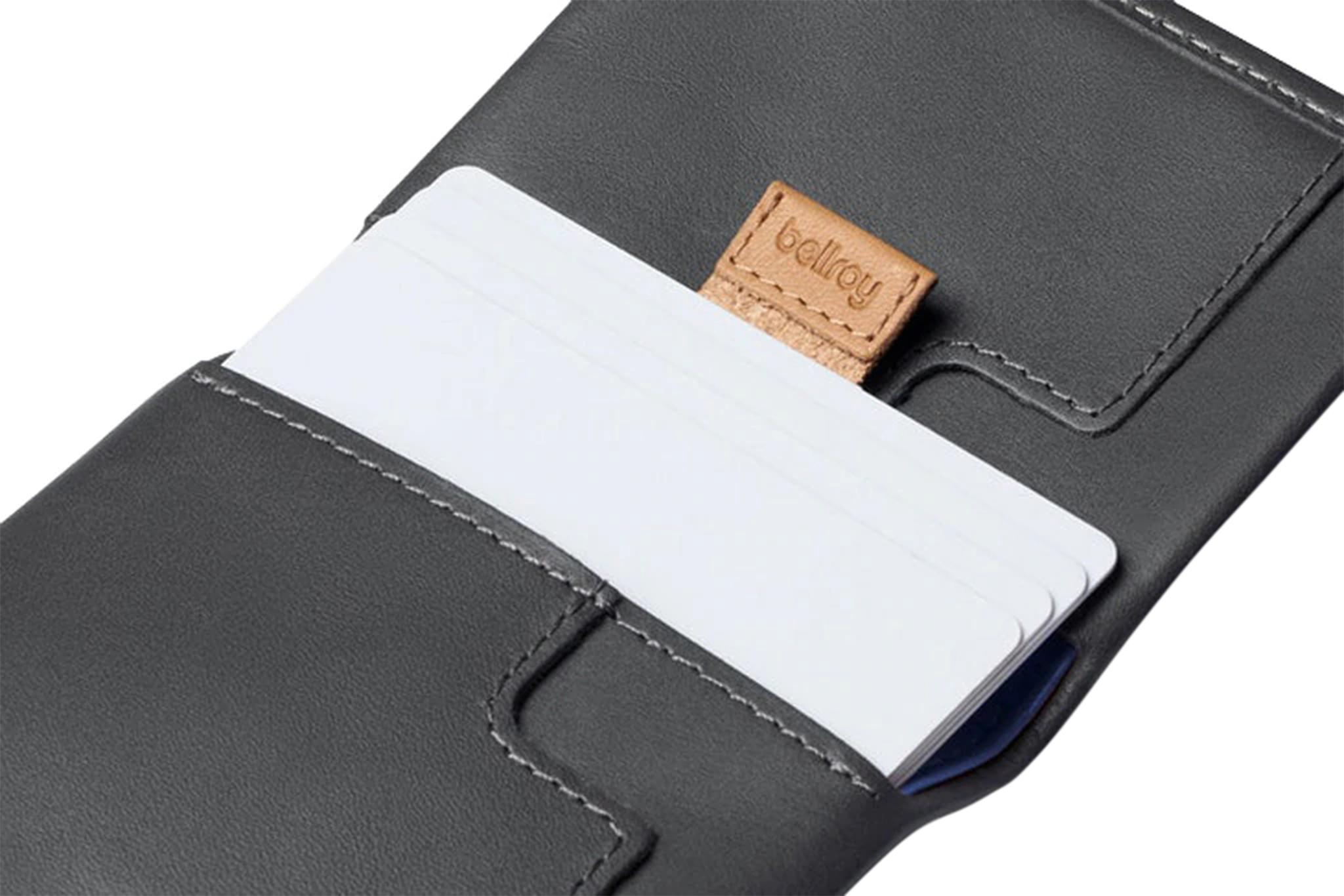 Product gallery image number 4 for product Slim Sleeve Leather Wallet - Men's
