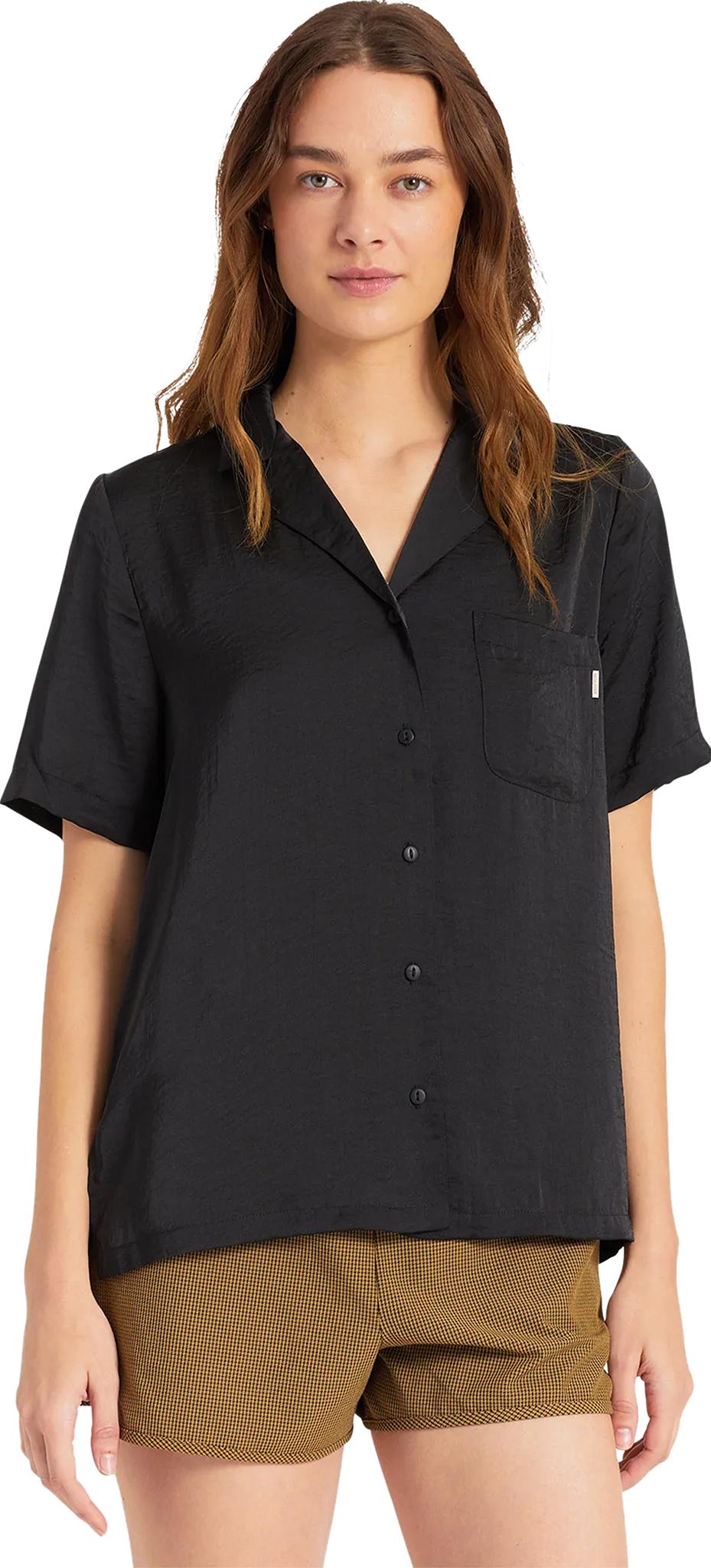 Product gallery image number 4 for product Bunker Flight Boyfriend Short Sleeve Woven Button Up Shirt - Women's