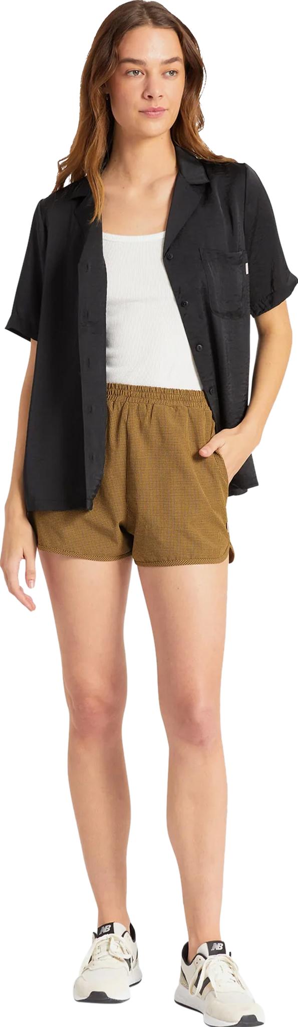 Product gallery image number 5 for product Bunker Flight Boyfriend Short Sleeve Woven Button Up Shirt - Women's