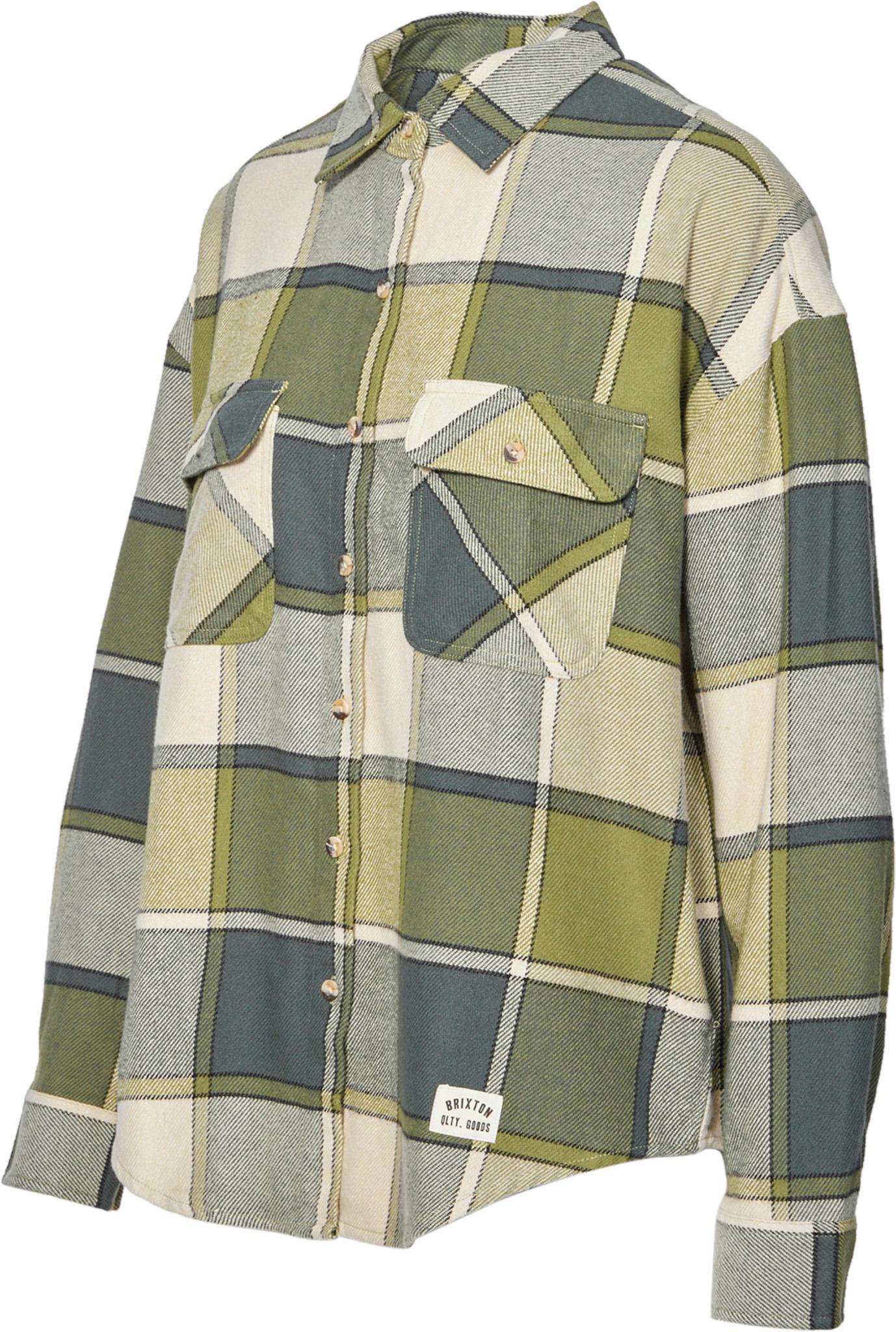 Product gallery image number 3 for product Chemise classique en flanelle à manches longues Bowery - Femme