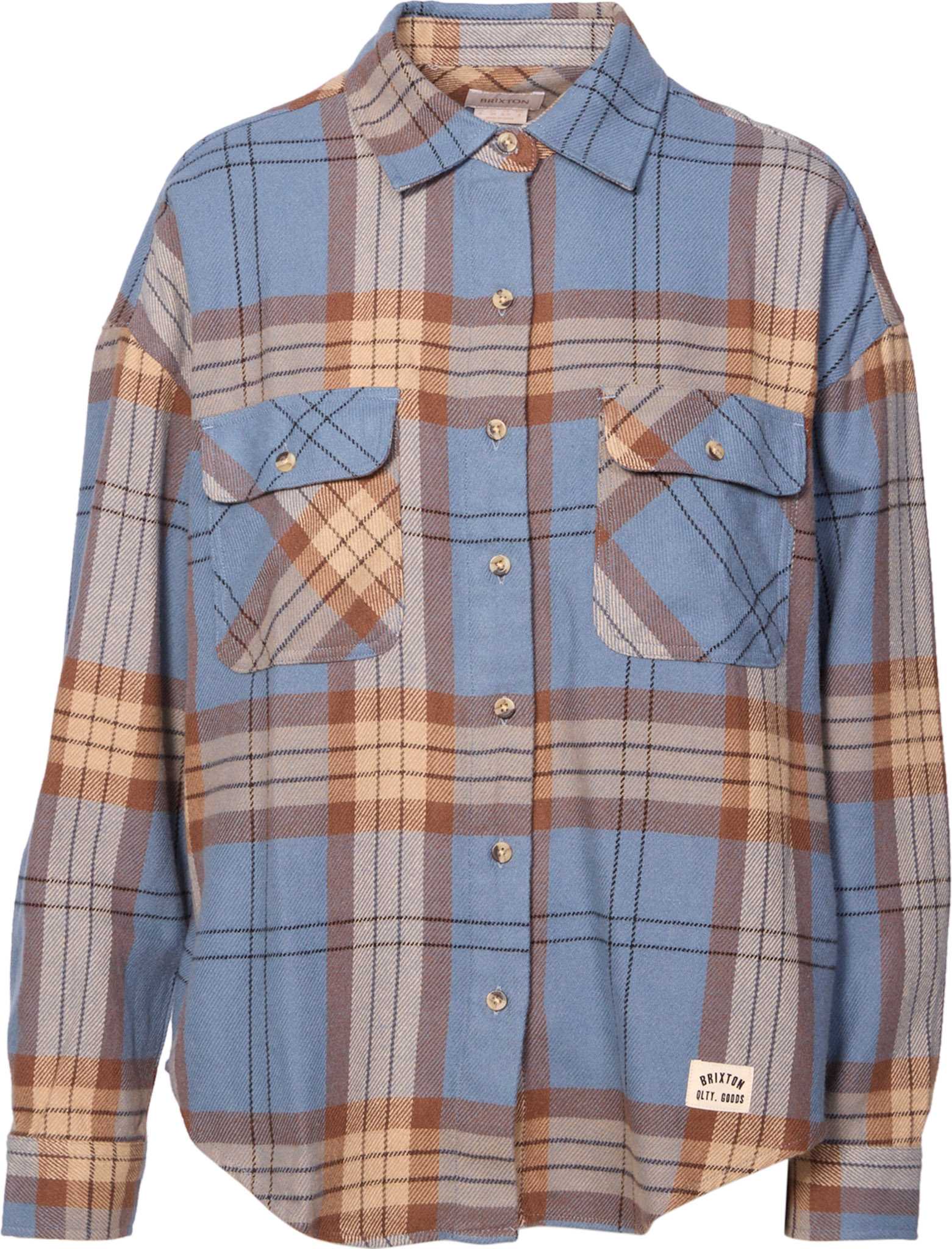 Flint Blue - Pinecone Brown Plaid
