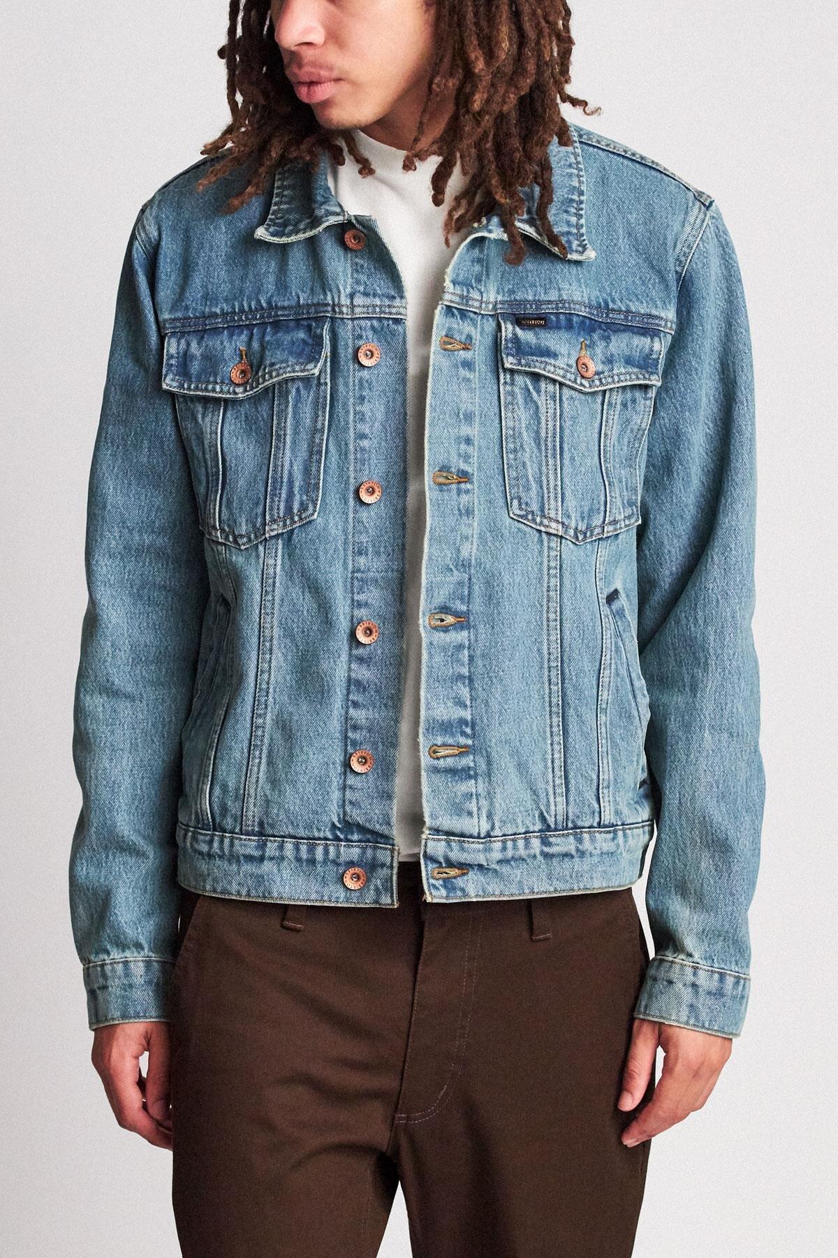 Product gallery image number 3 for product Cable Denim Jacket - Men's