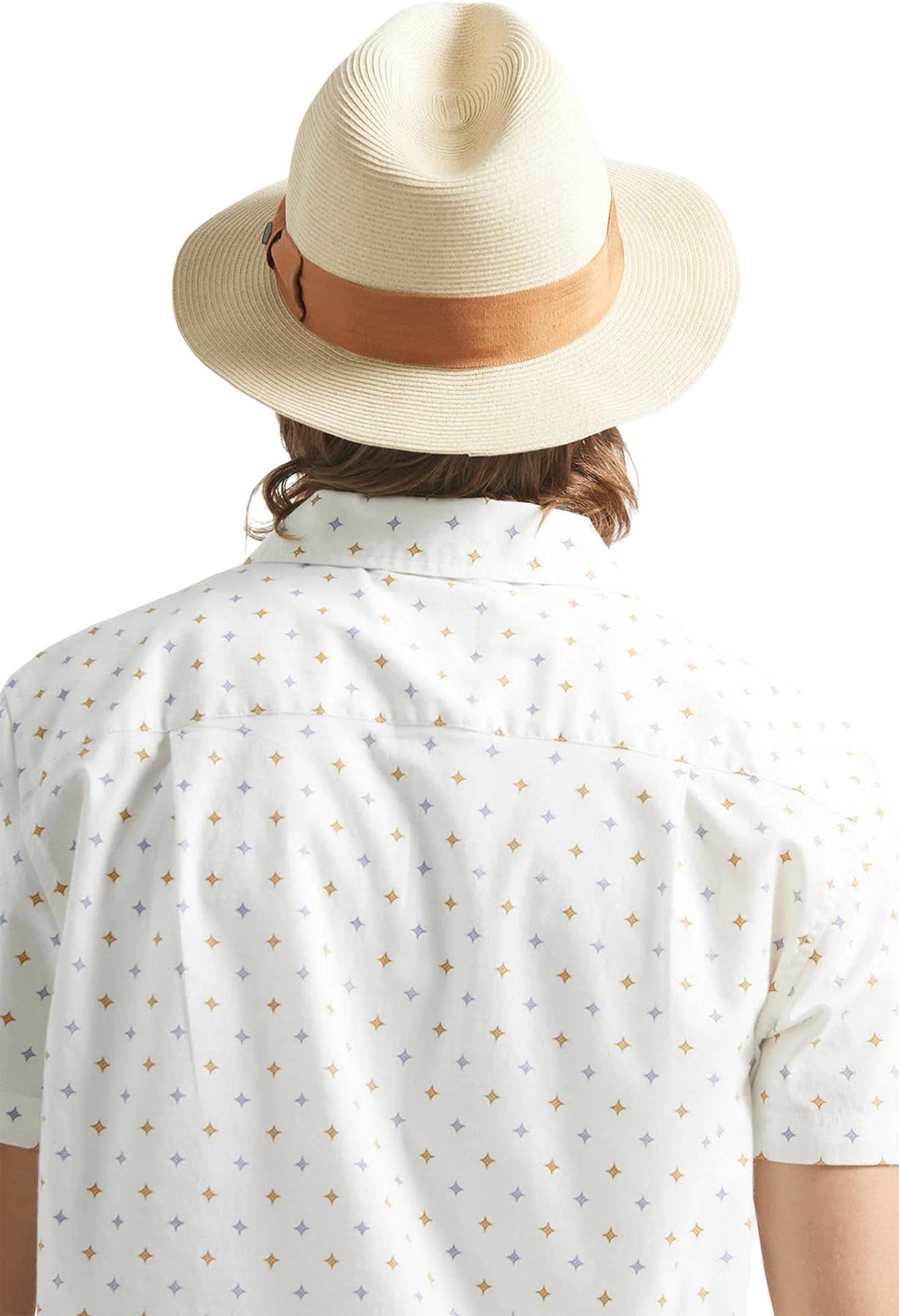 Product gallery image number 7 for product Roma Straw Packable Fedora Hat - Unisex