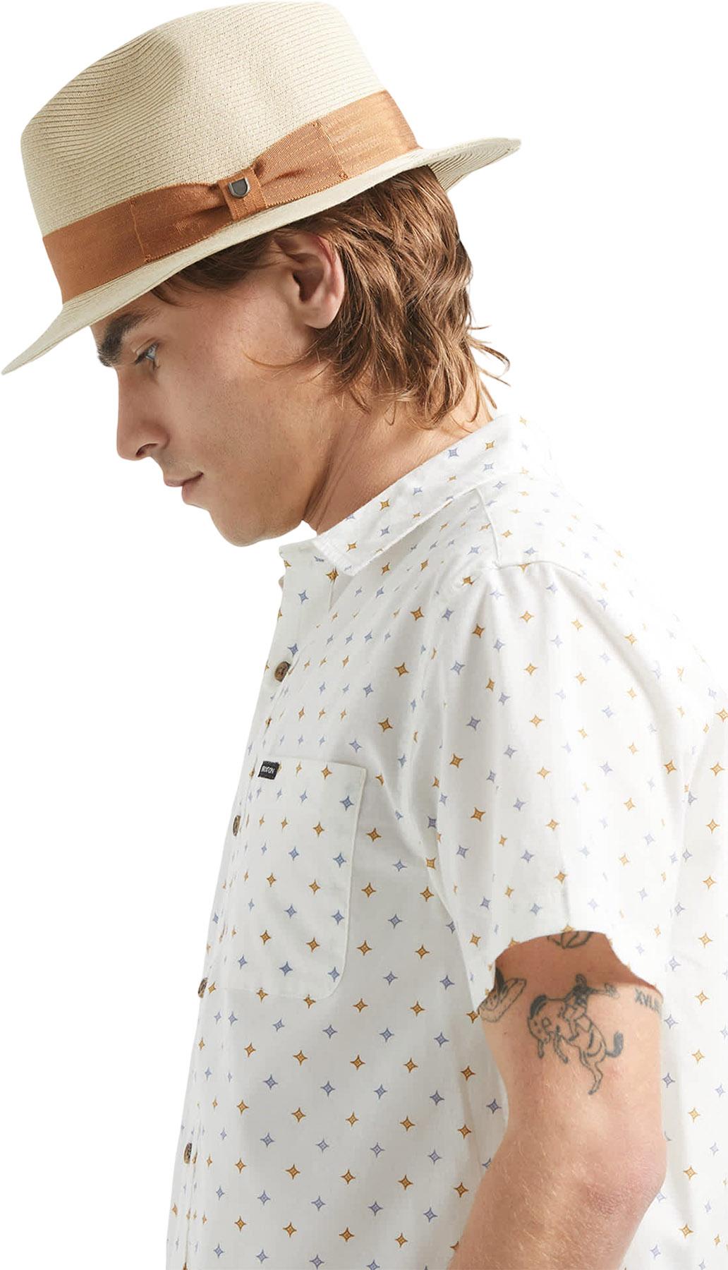 Product gallery image number 5 for product Roma Straw Packable Fedora Hat - Unisex