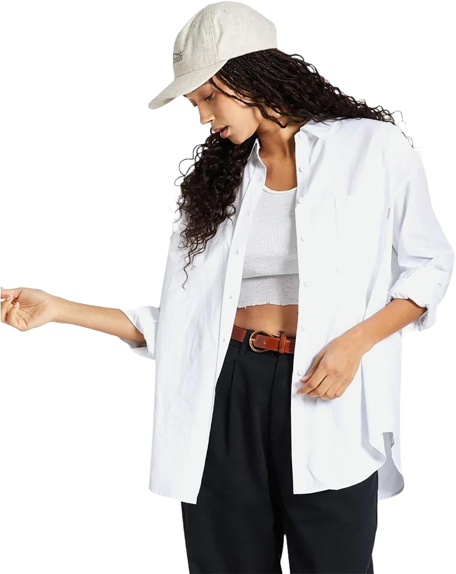 Product gallery image number 4 for product Sidney Oversized Long Sleeve Woven Overshirt - Women's