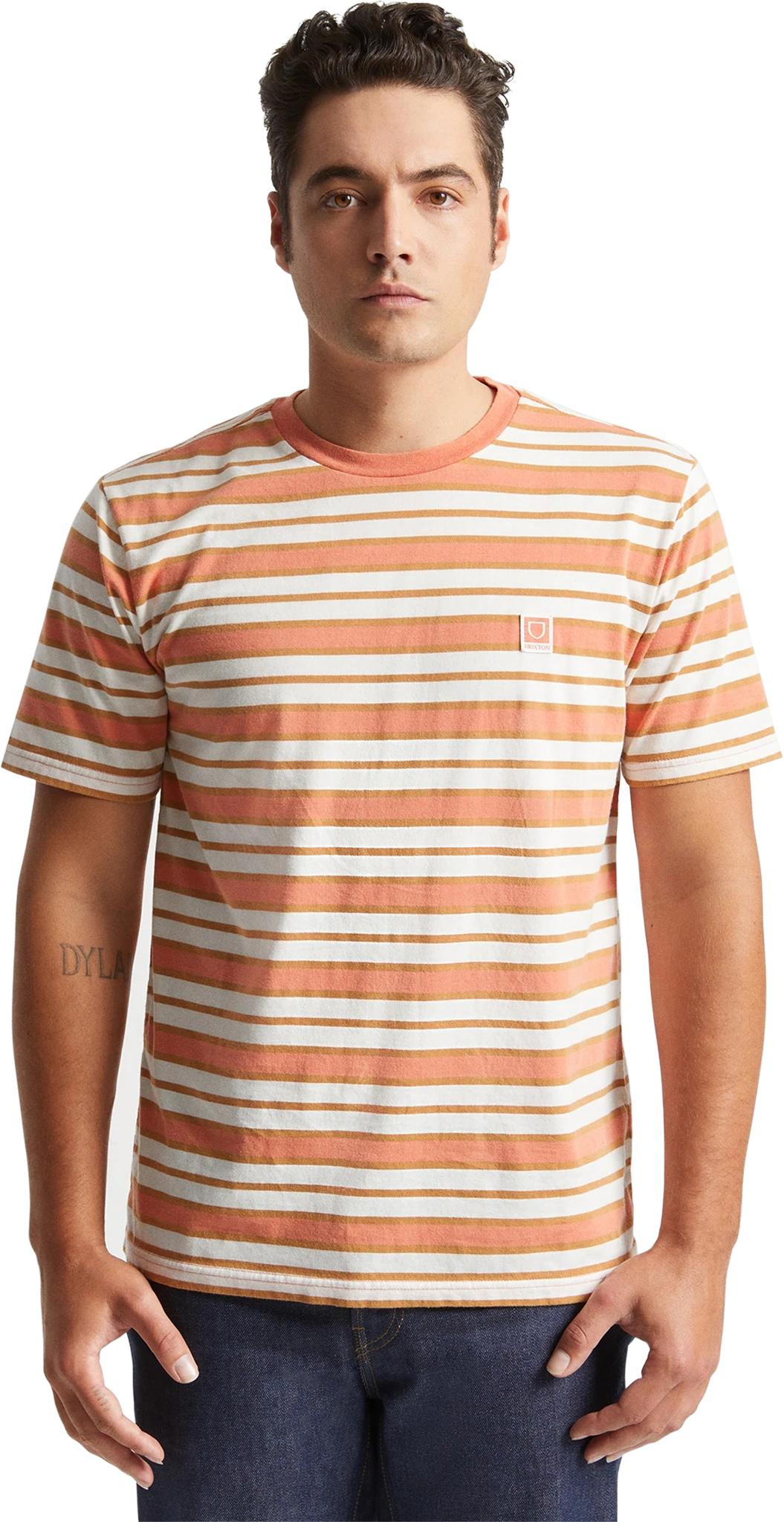 Product gallery image number 4 for product Hilt Multi Stripes Short Sleeve Knit - Men's