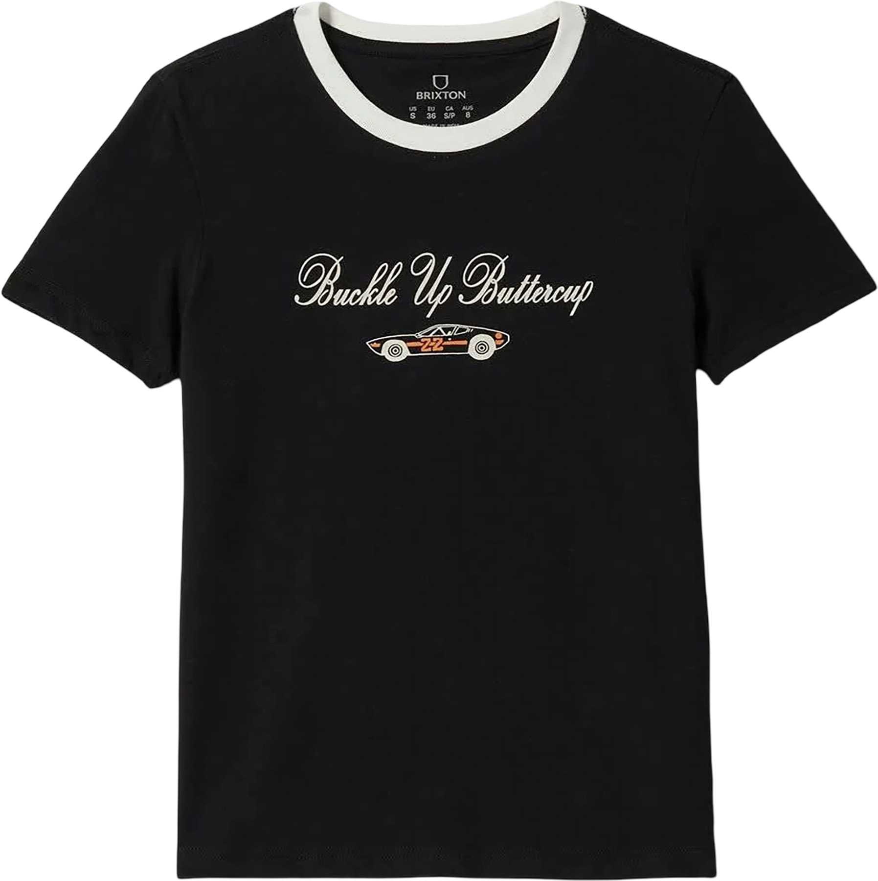 Product image for Buckle Up Fitted Crew Neck T-Shirt - Women's