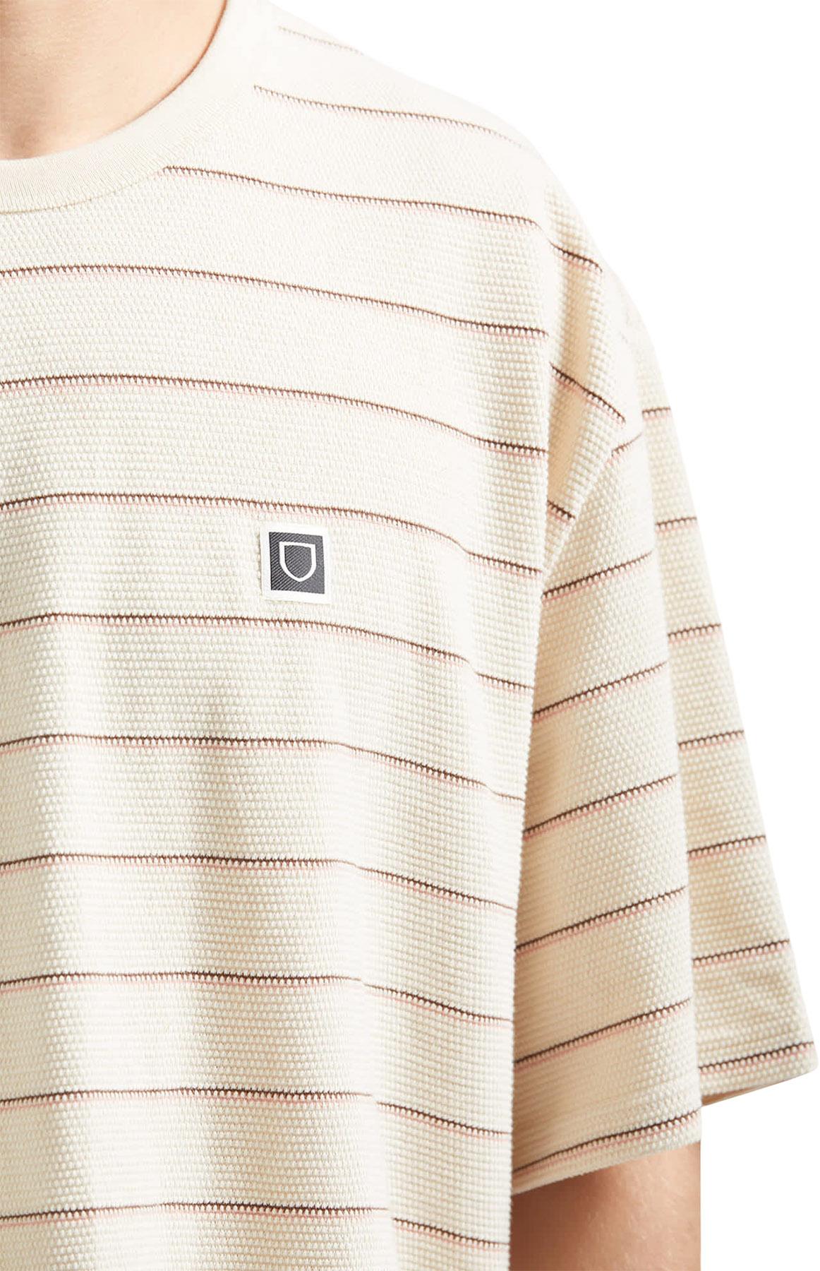 Numéro de l'image de la galerie de produits 3 pour le produit T-shirt en tricot piqué à coupe carrée et à manches courtes Shield - Homme