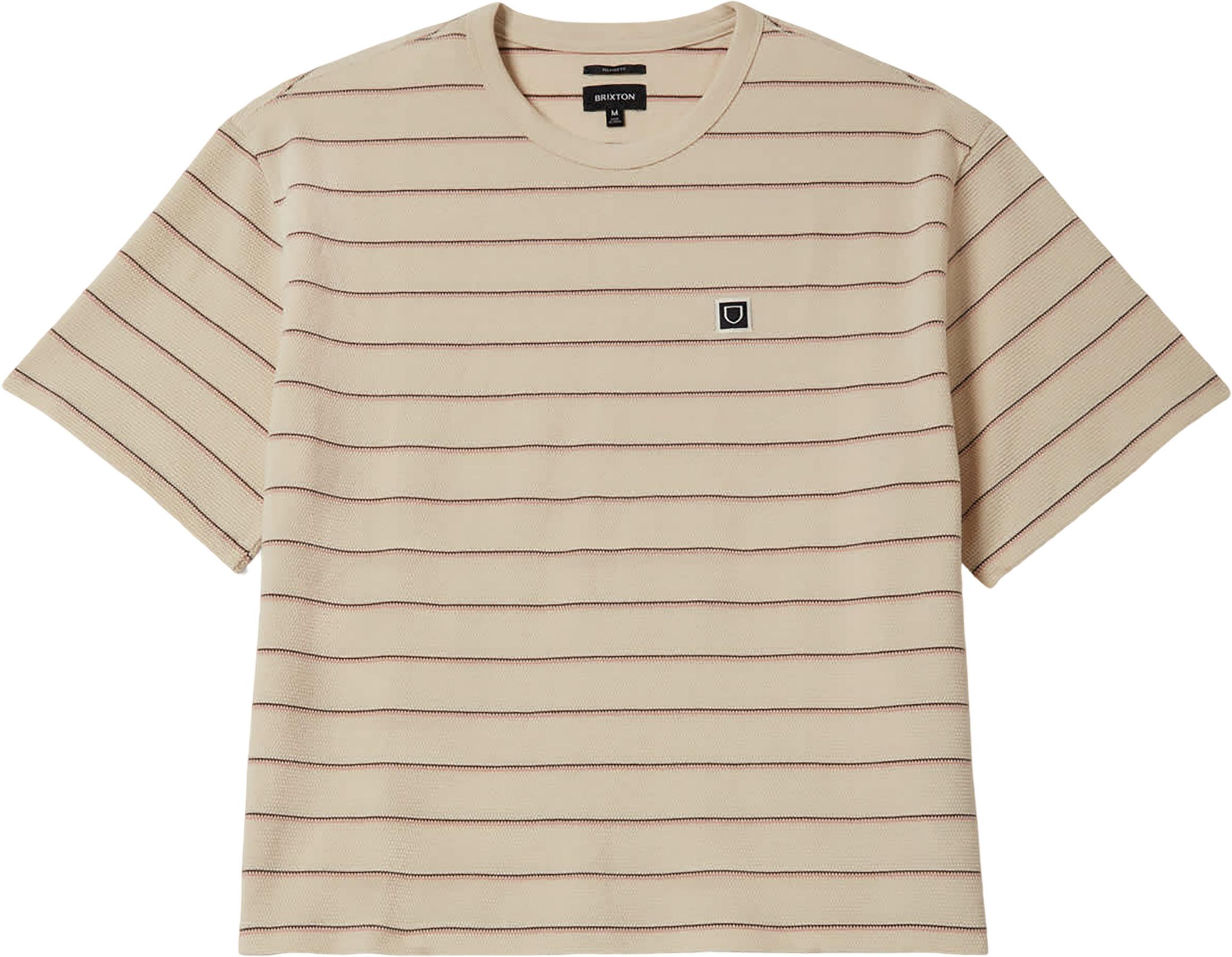 Numéro de l'image de la galerie de produits 1 pour le produit T-shirt en tricot piqué à coupe carrée et à manches courtes Shield - Homme