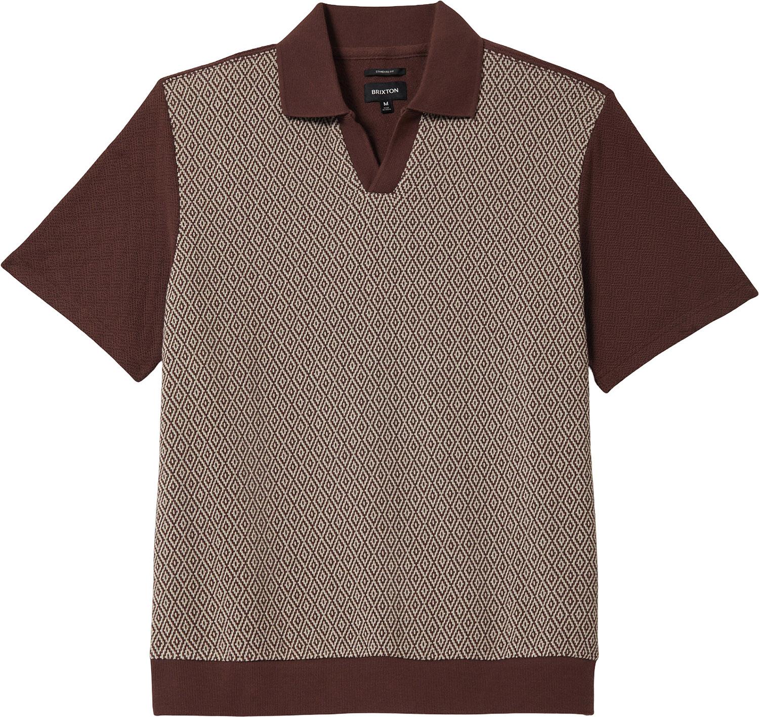 Image de produit pour Polo jacquard à manches courtes Theo - Homme
