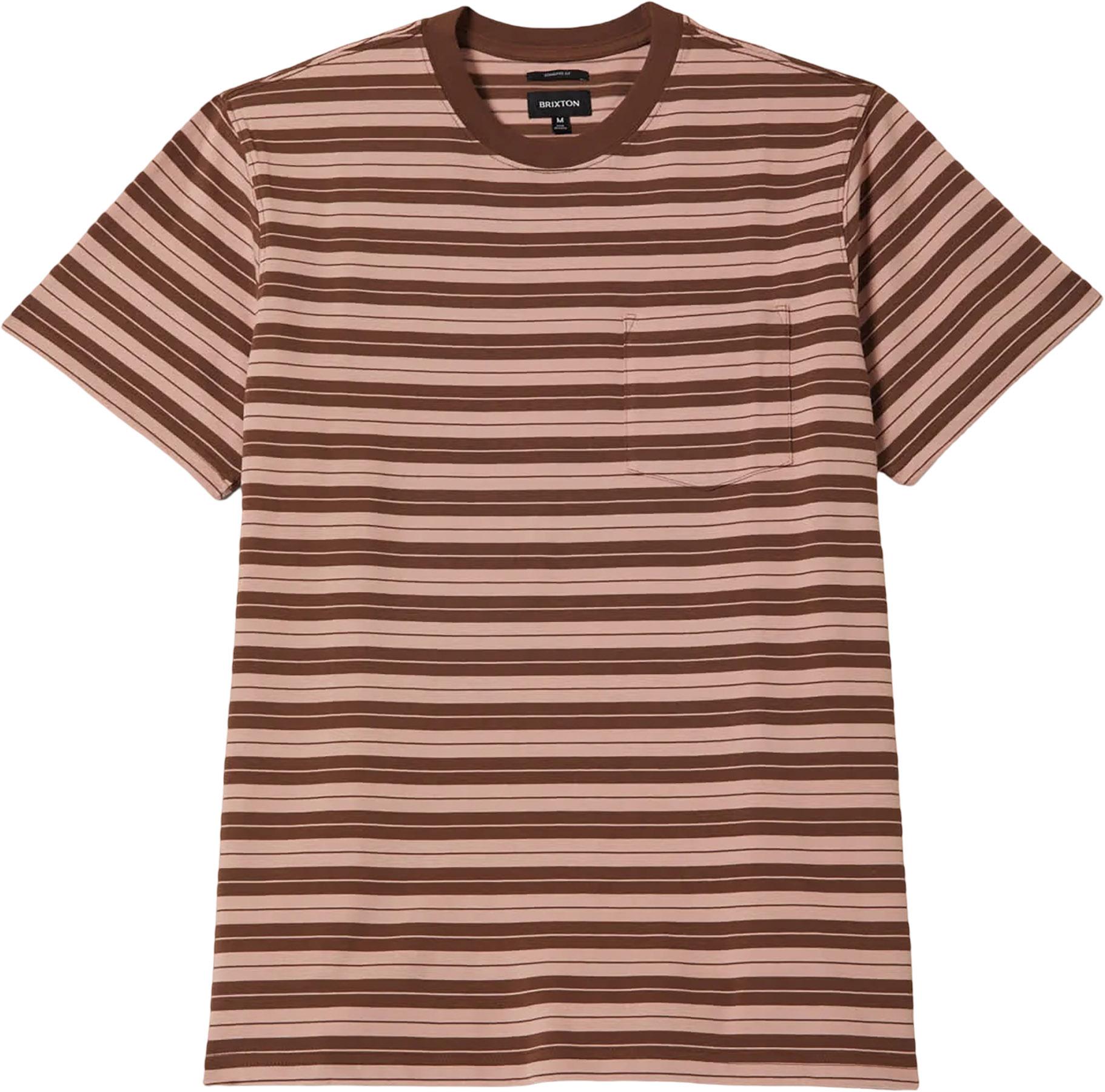 Image de produit pour T-shirt rayé à poche à manches courtes Nova - Homme