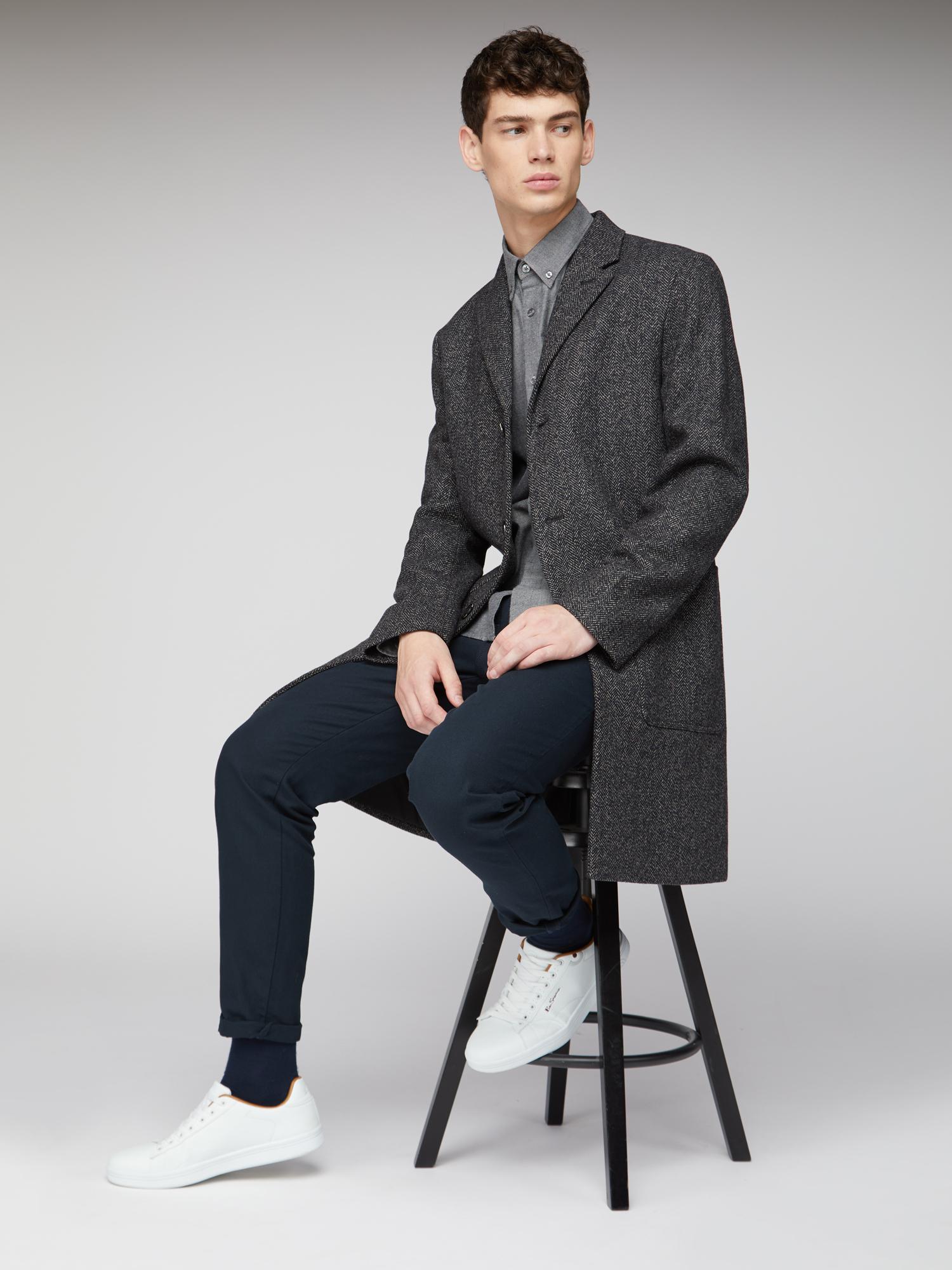 Product gallery image number 2 for product Herringbone Overcoat - Men's