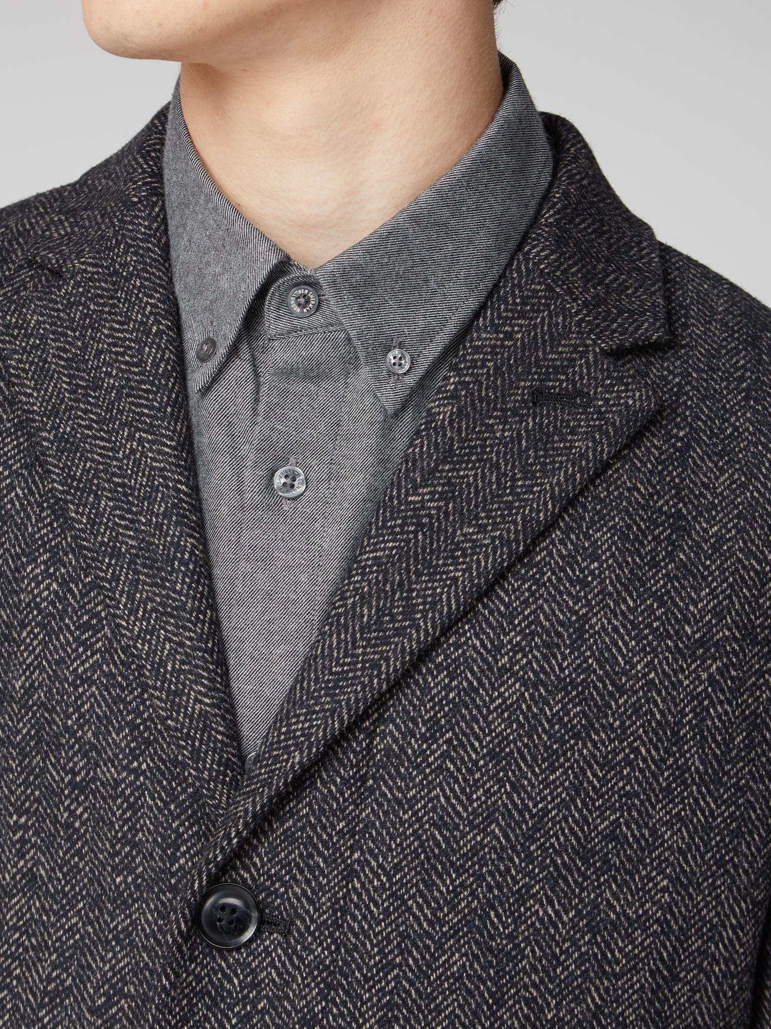 Product gallery image number 4 for product Herringbone Overcoat - Men's