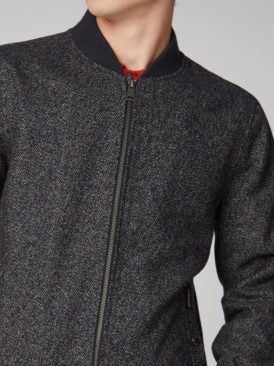Numéro de l'image de la galerie de produits 3 pour le produit Manteau aviateur Herringbone Bomber - Homme