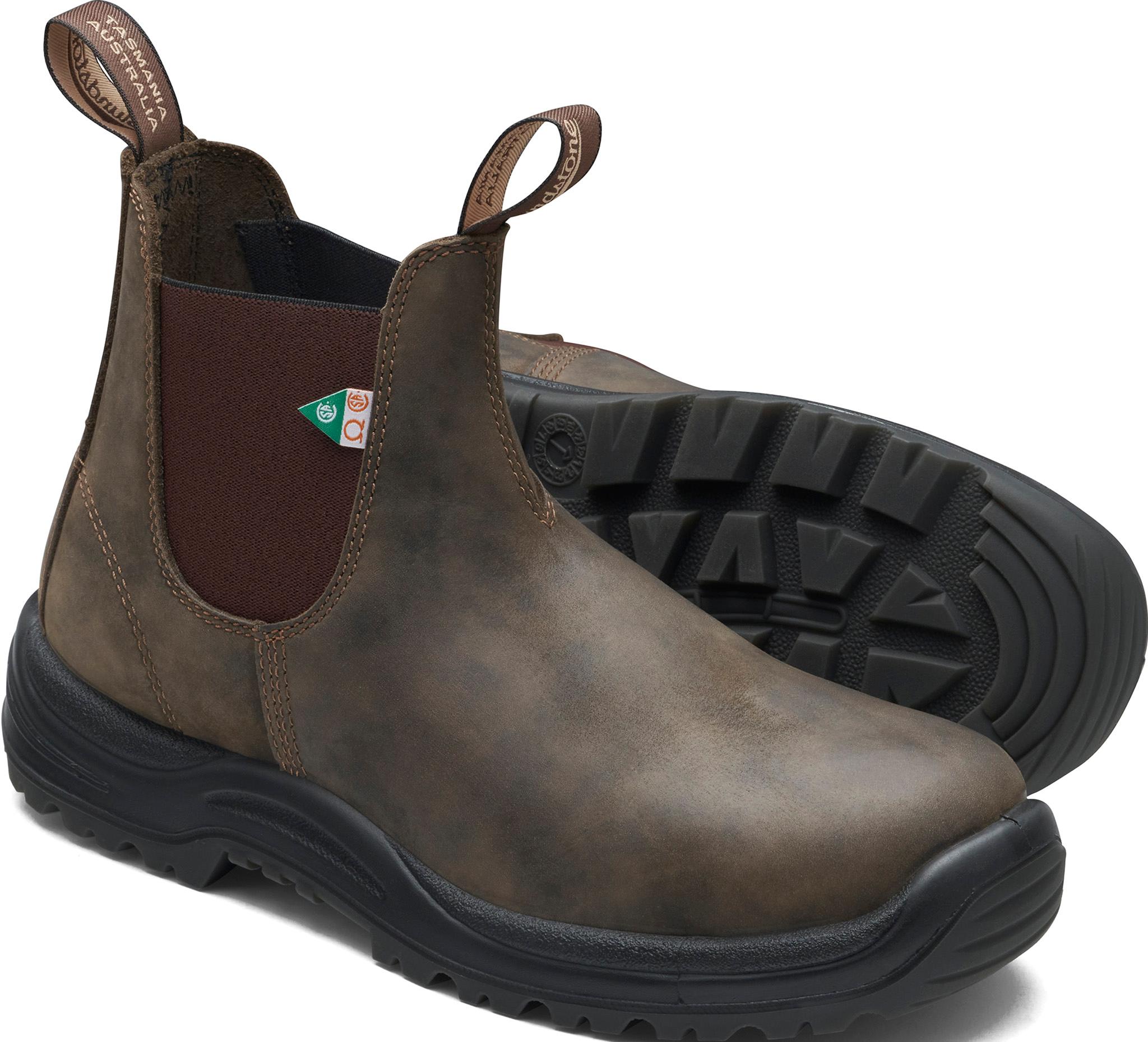 Product gallery image number 2 for product 180 - Work & Safety Waxy Rustic Brown Boots - Unisex